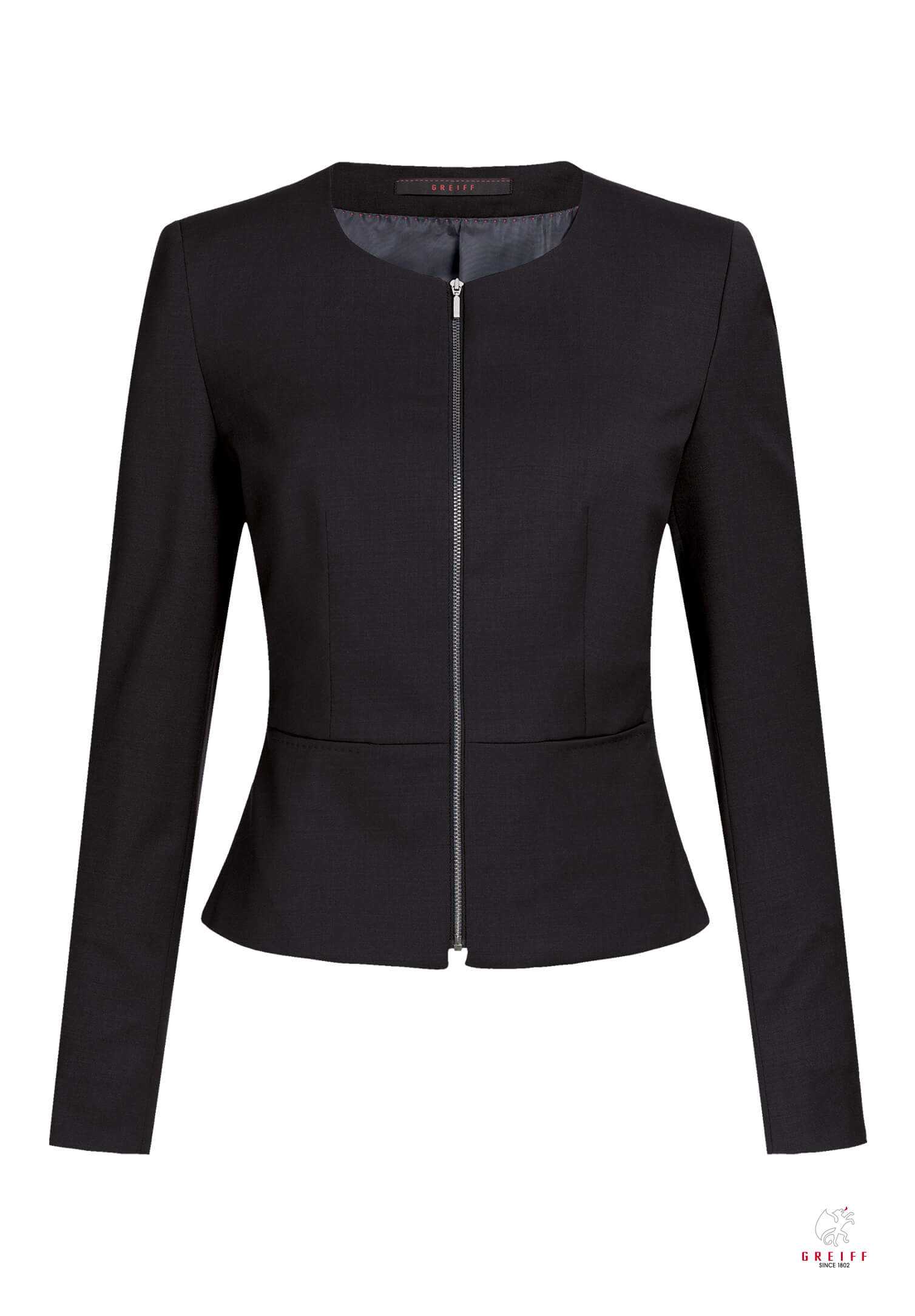 aeria zipp blazer slim fit - schwarz - 36
