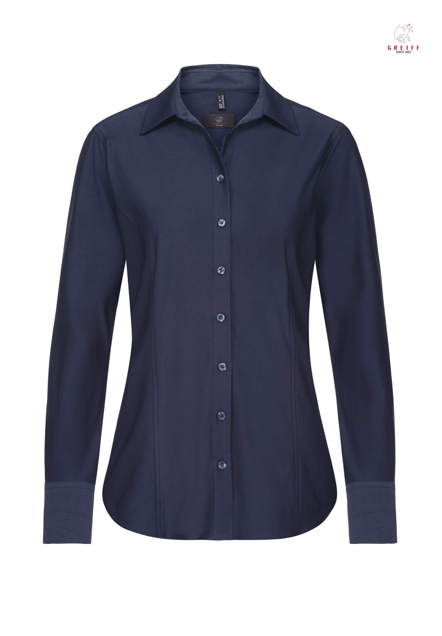 jerseybluse modern fit - marine - 42
