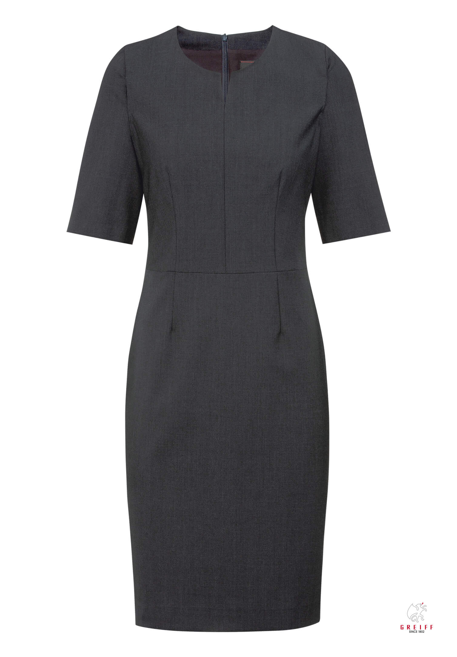 luxia kleid modern fit - anthrazit - 34