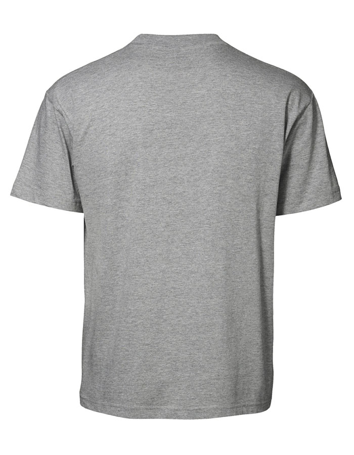 Basic T-Shirt -  hellgrau meliert - L -Sale