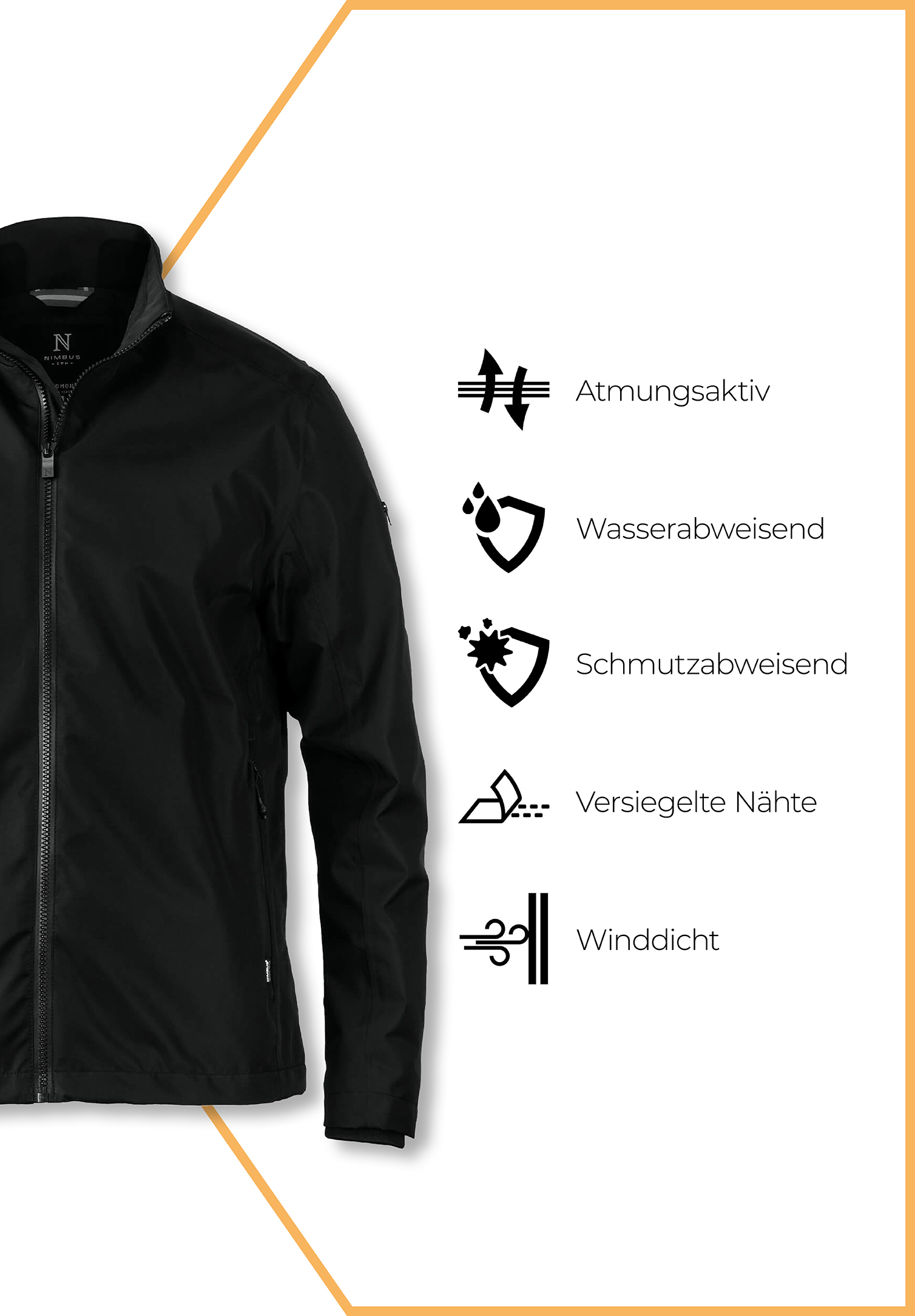 herren fahrdienstfunktionsjacke - schwarz - l