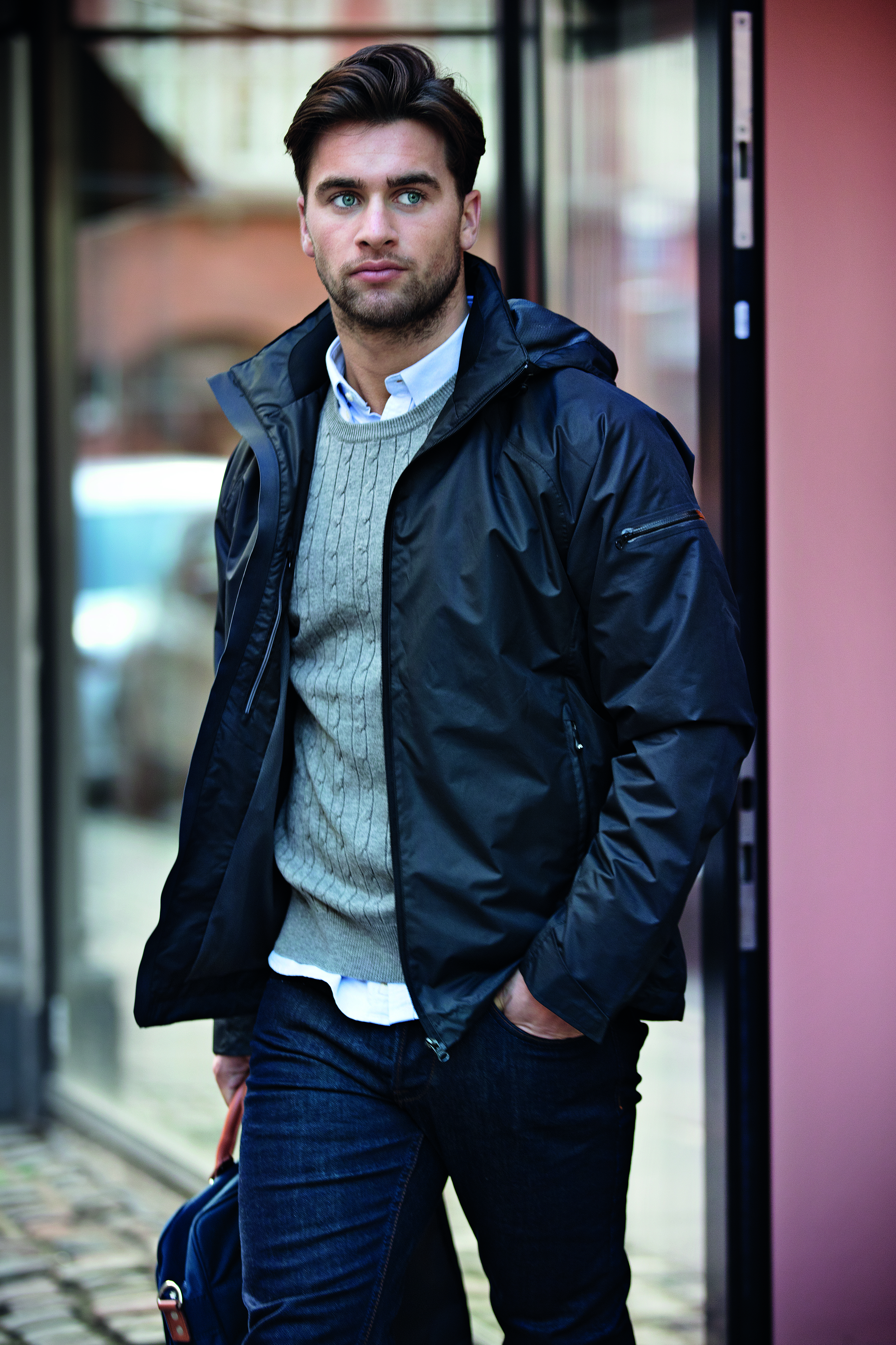 Herren Outdoorjacke - Schwarz - 4XL -Sale