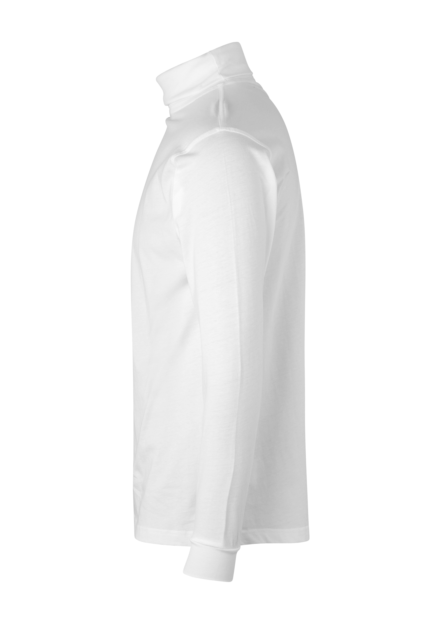 herren rollkragenshirt - weiss - m