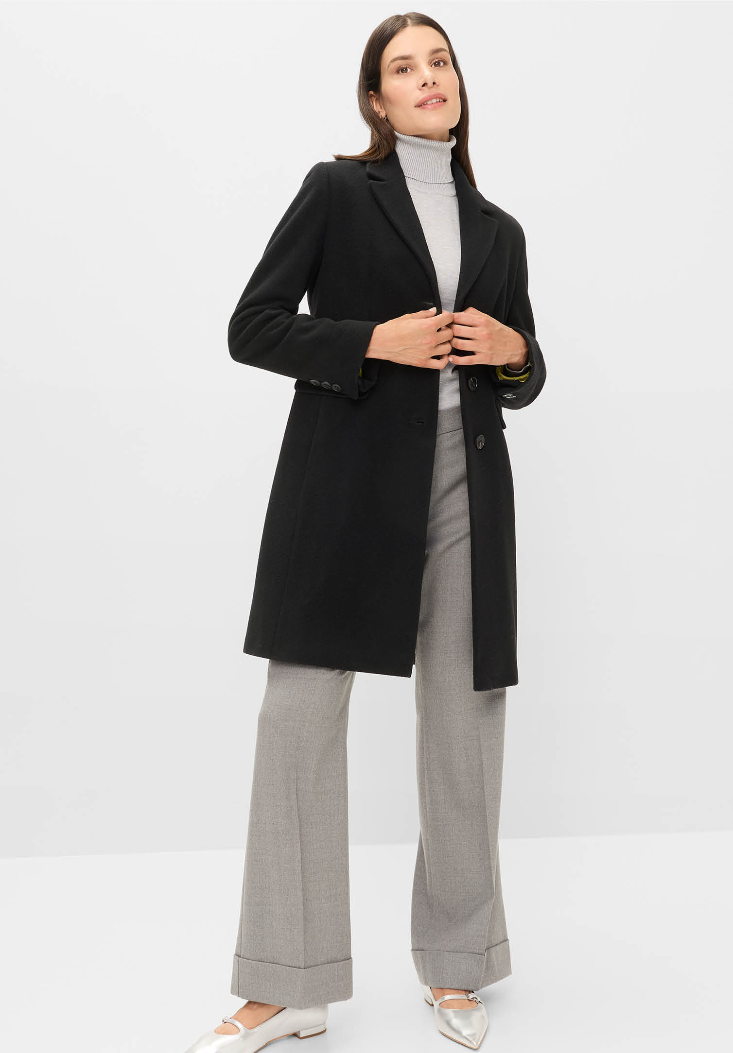 Damen Wollmantel Fuchs Schmitt - schwarz - 50