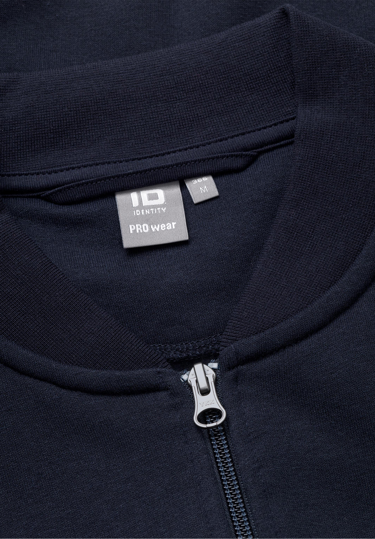 herren sweatjacke mit blousonkragen - marine - s