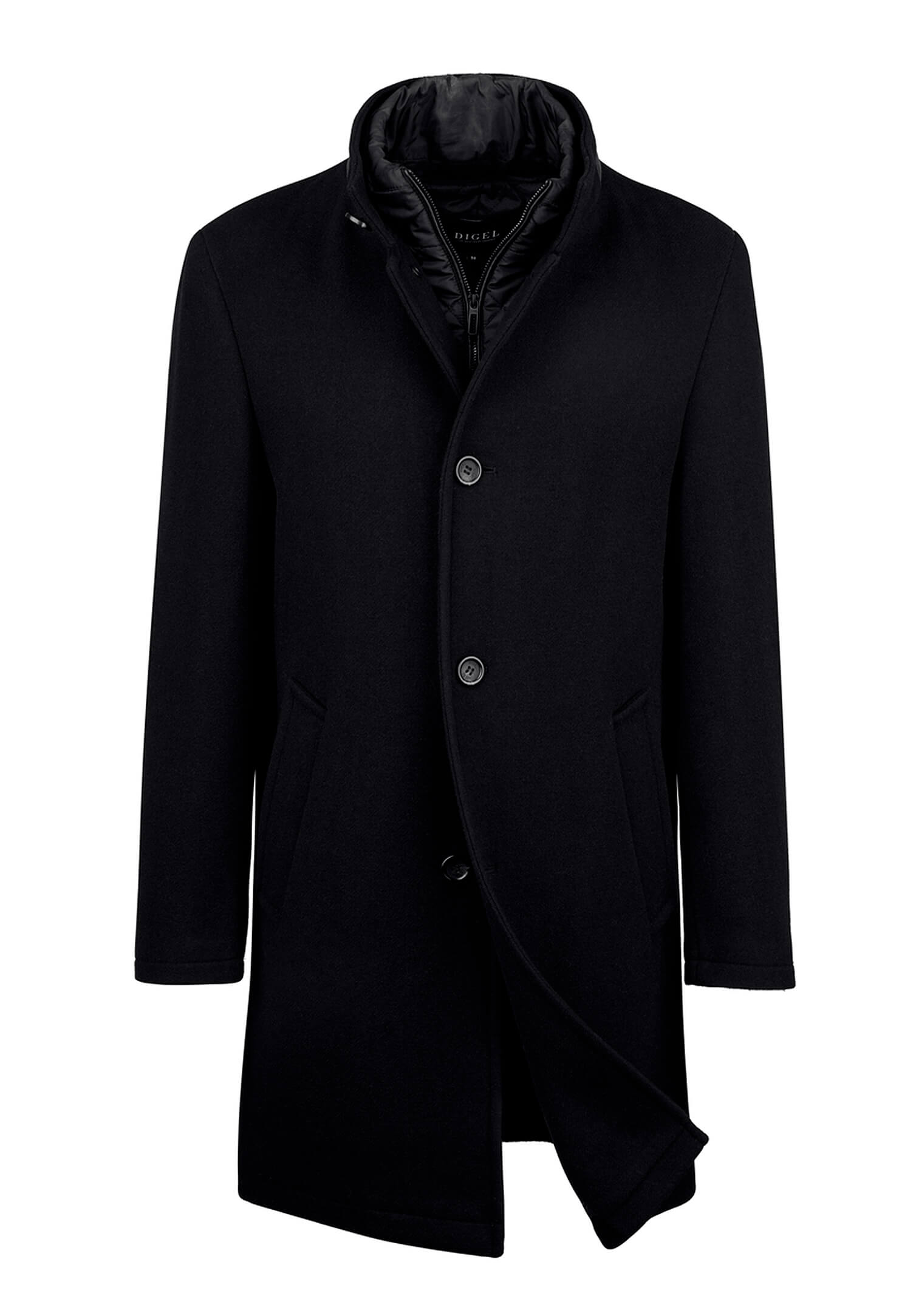 digel business wollmantel - schwarz - 58
