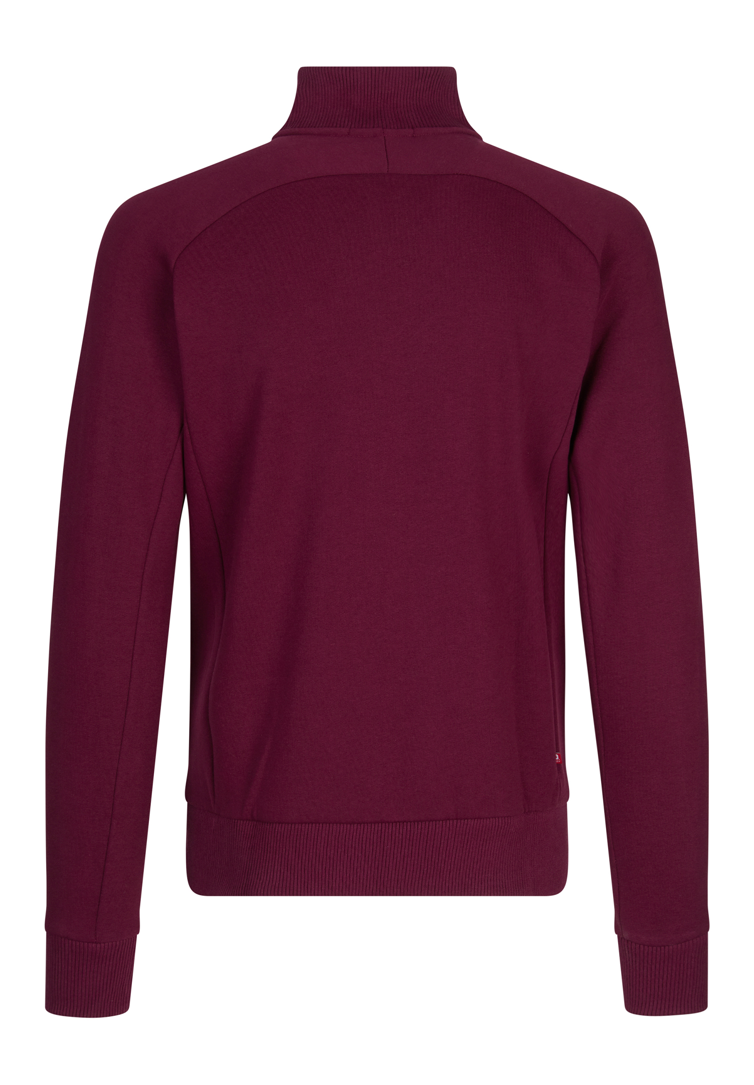 herren sweatjacke zip - bordeaux - 4xl