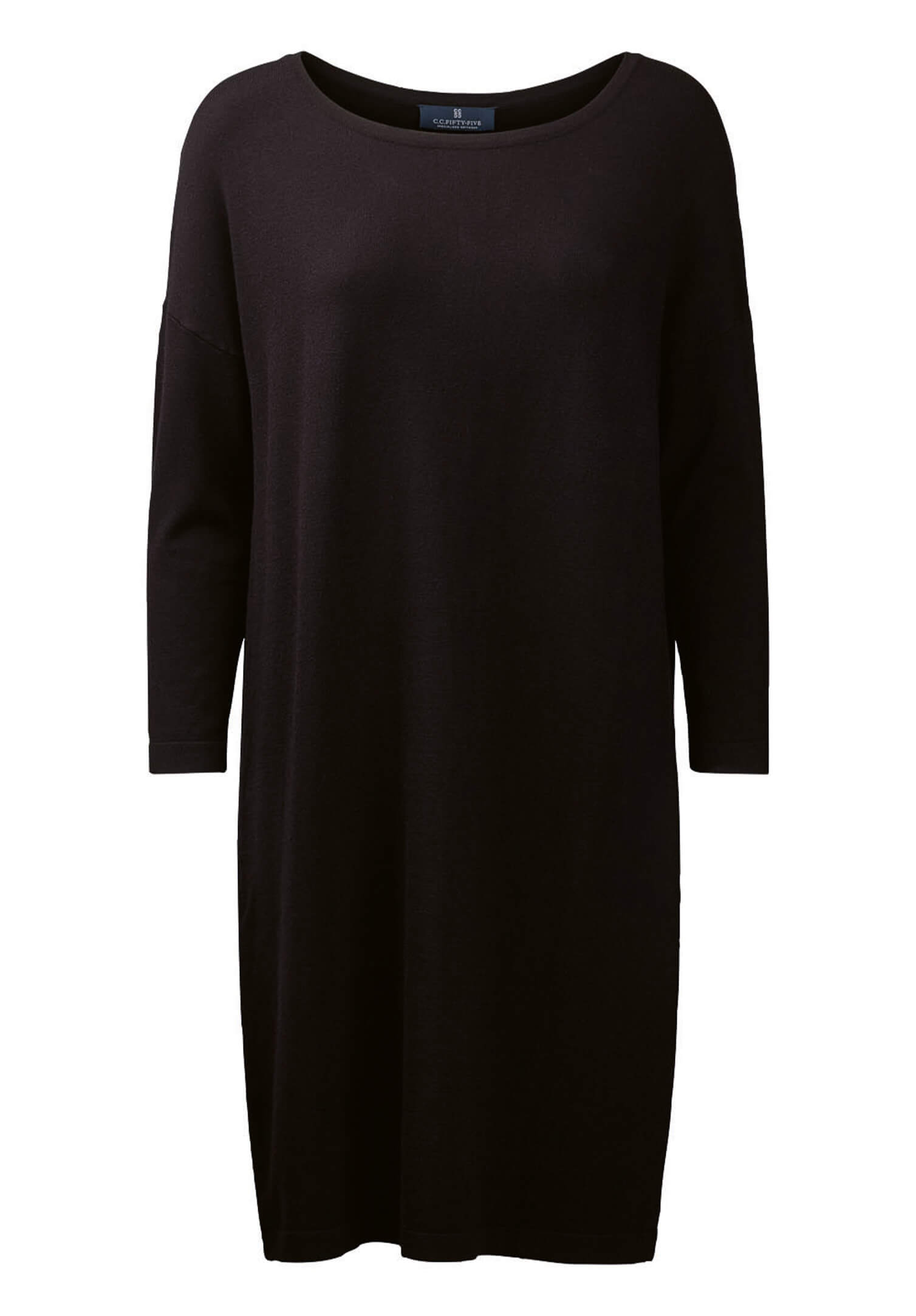 tunikakleid oversize fit - schwarz - l