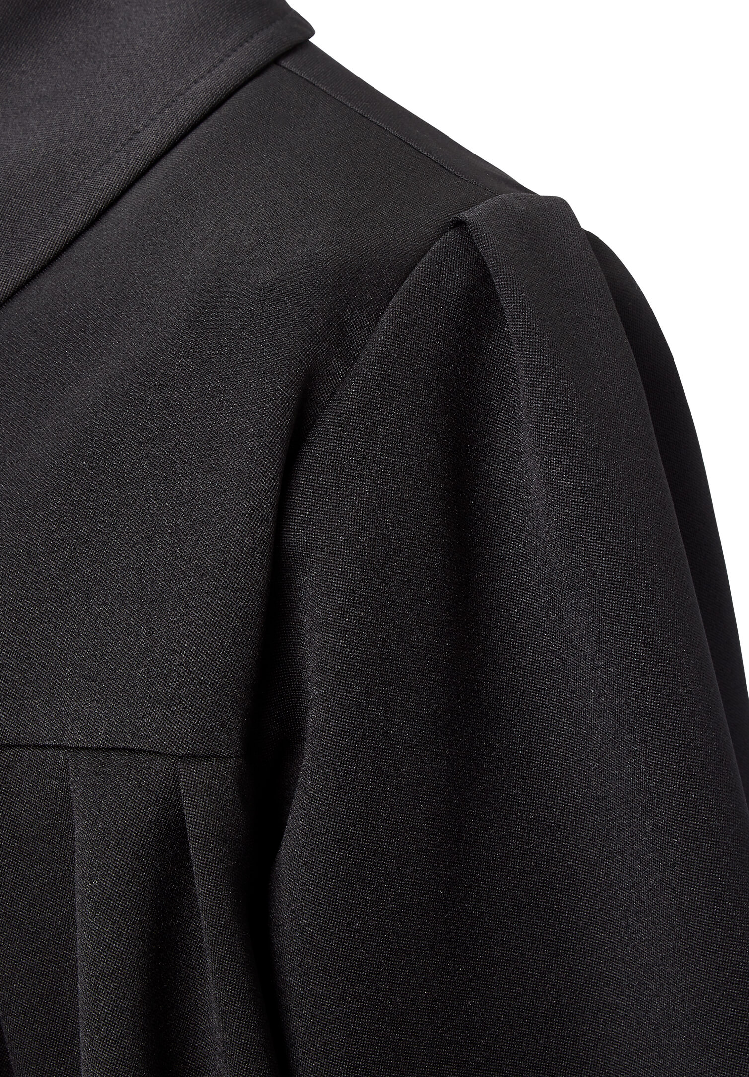 talar classic - ausführung mit abnähern - schwarz - xl