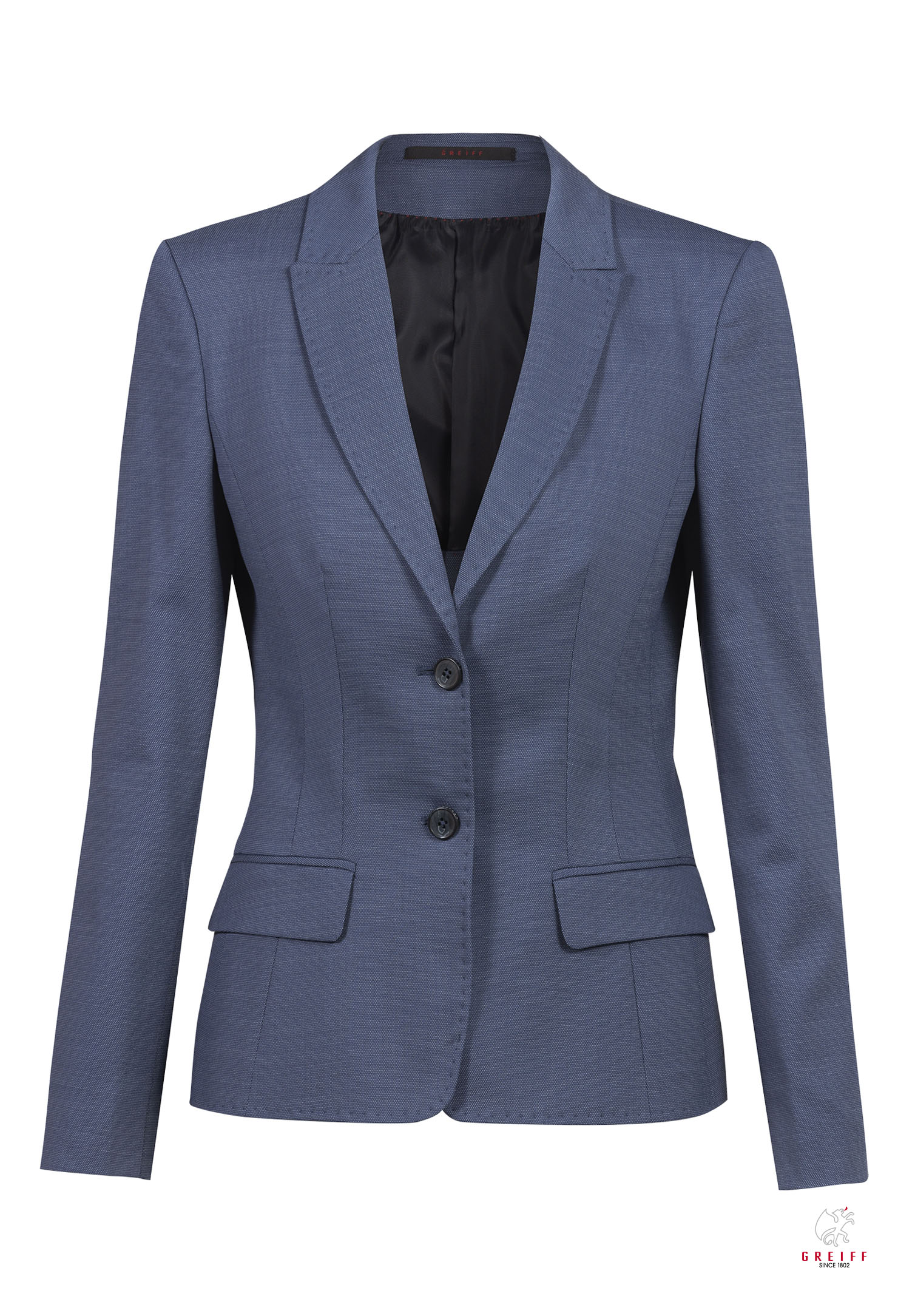 aeria blazer modern fit - pinpoint mittelblau - 48