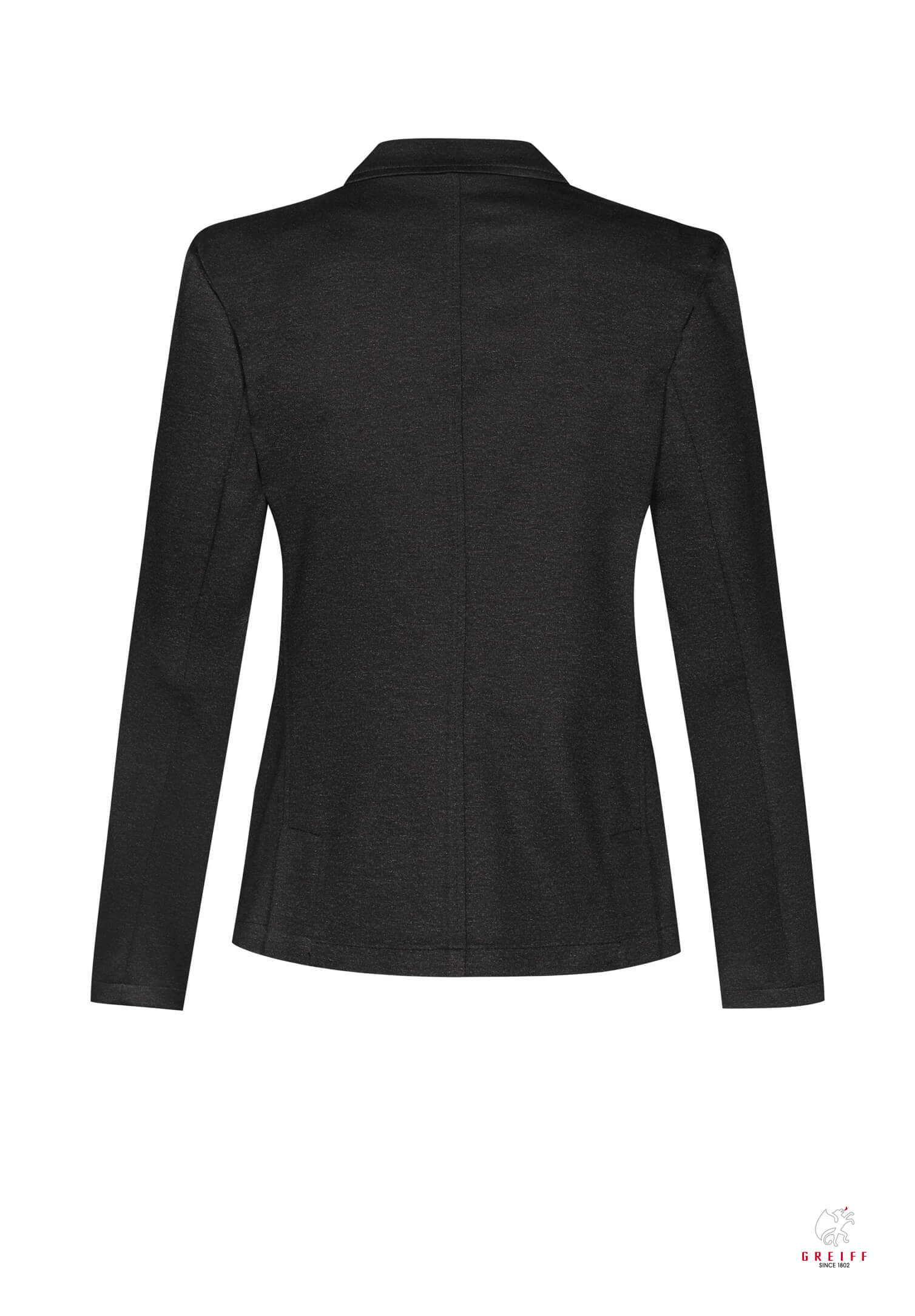 damen jersey blazer modern fit - anthrazit meliert - 38