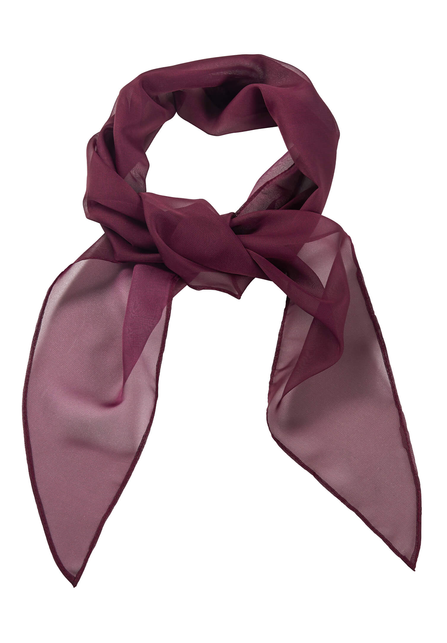 Tuch bordeaux - dezentes Waffelmuster - 140 x 30 cm