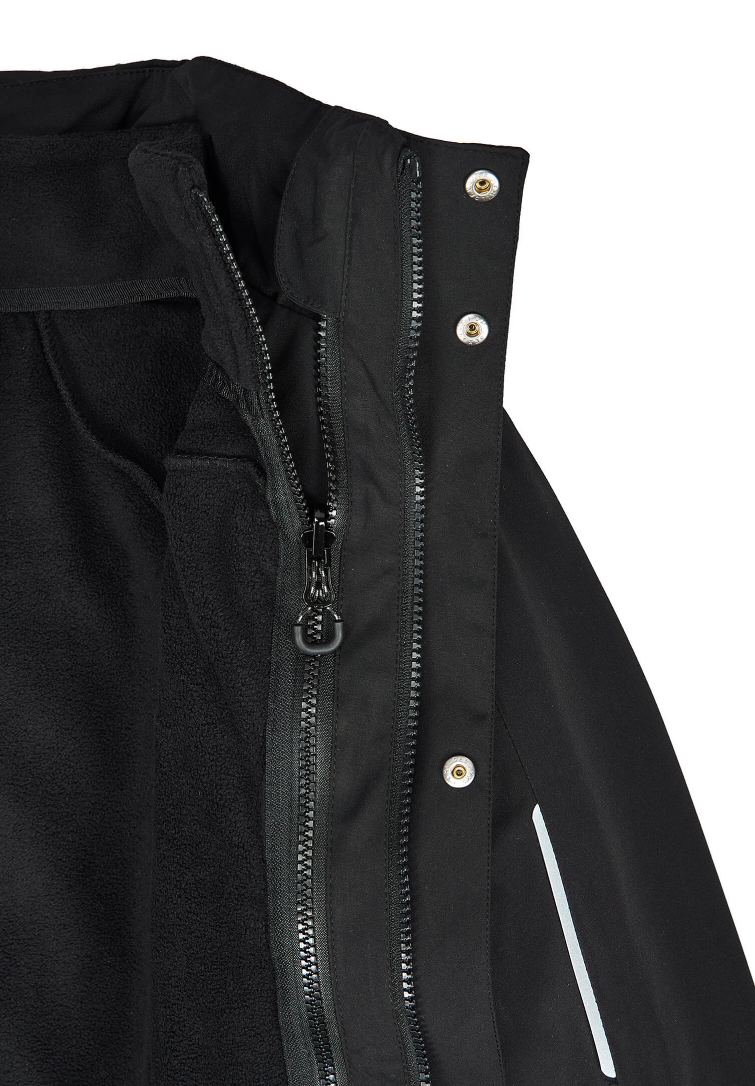 herren multifunktionsjacke - schwarz - m