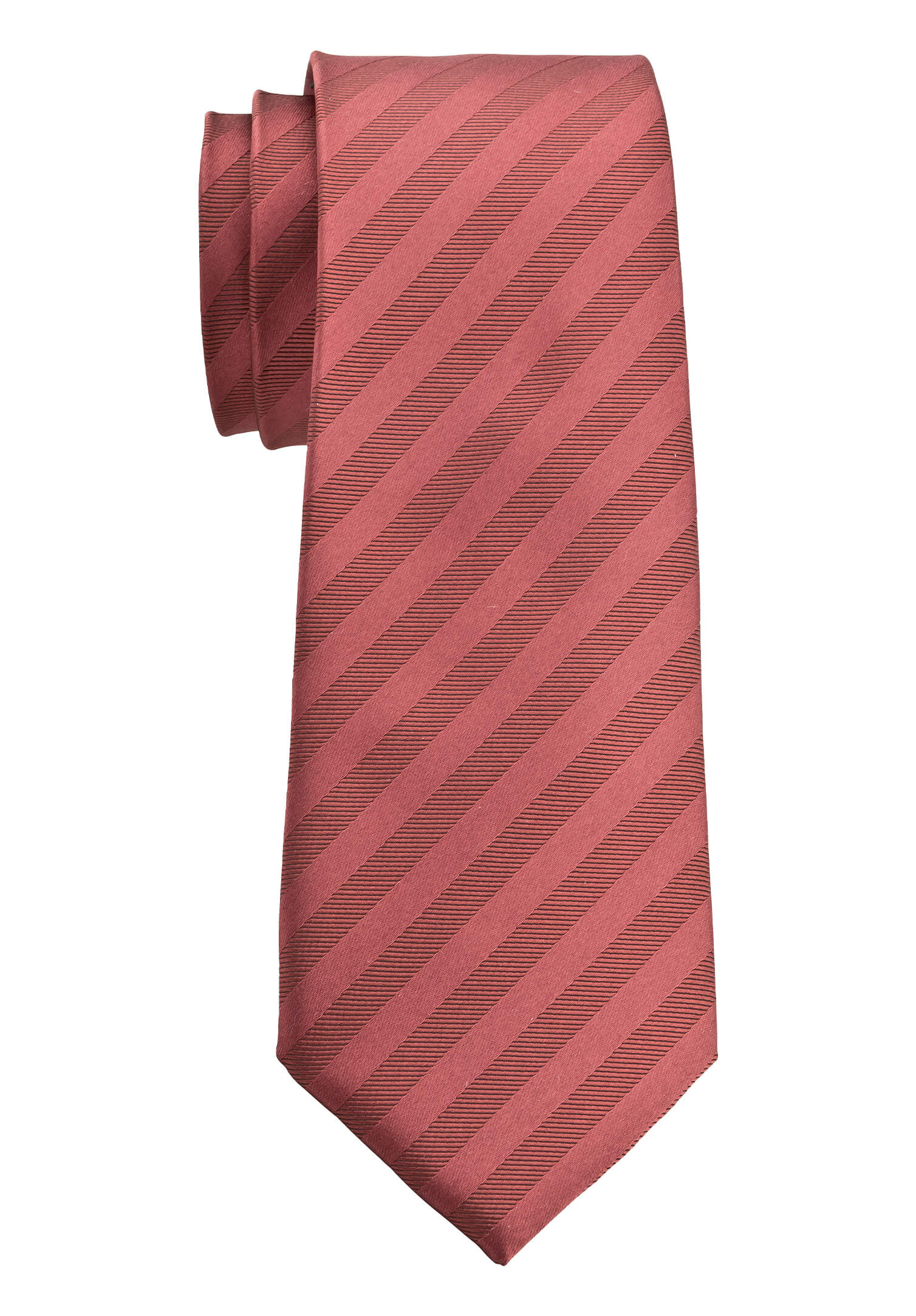 Krawatte rot/bordeaux gestreift