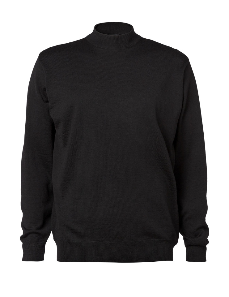 Herren Stehkragen Pullover - anthrazit - 4XL - Sale
