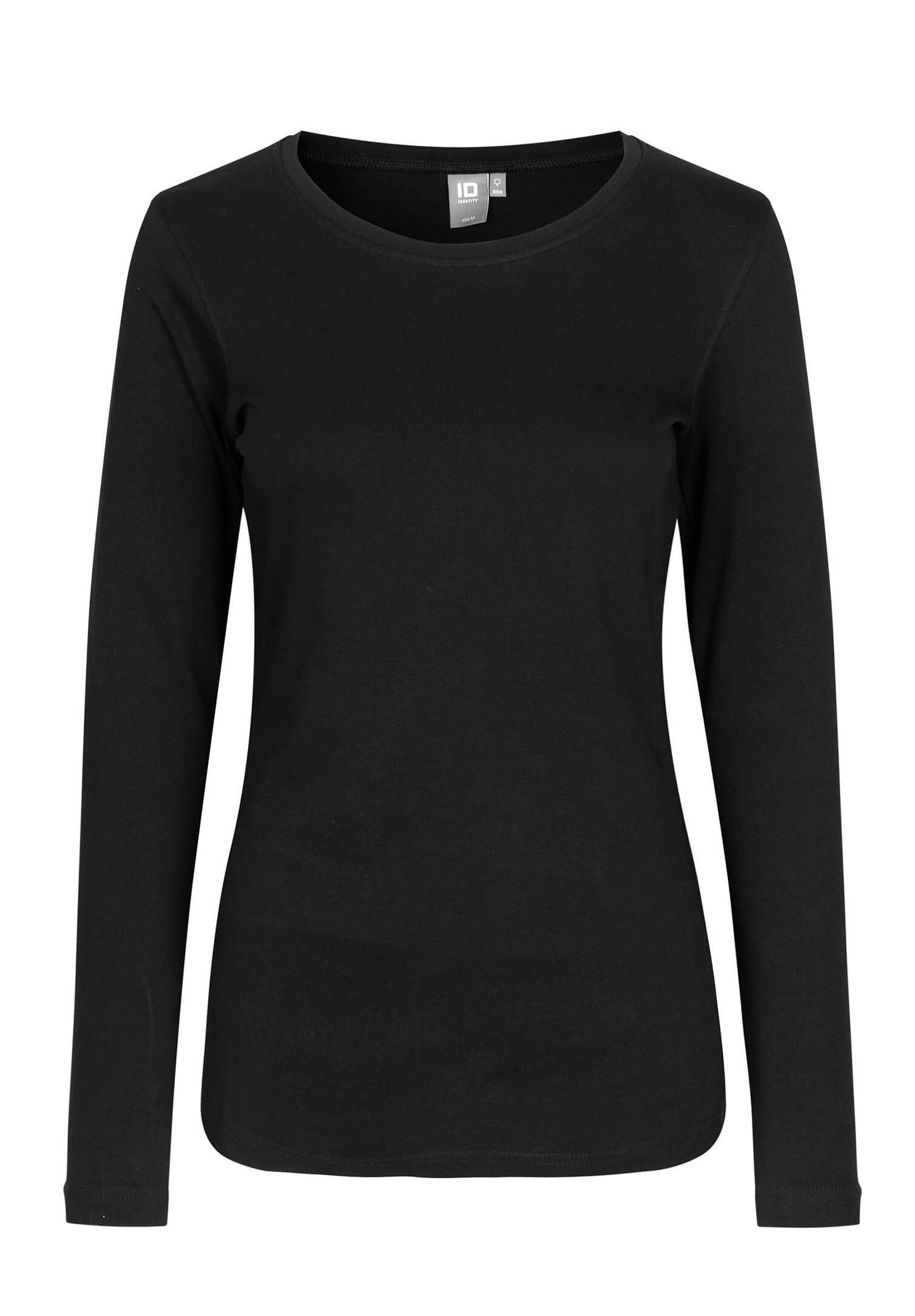 Damen Langarmshirt - schwarz - L