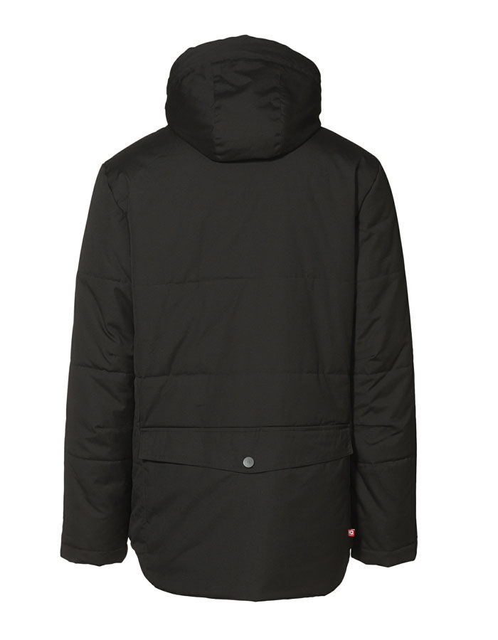 Herren Winterparka gefüttert - schwarz - 3XL - Sale