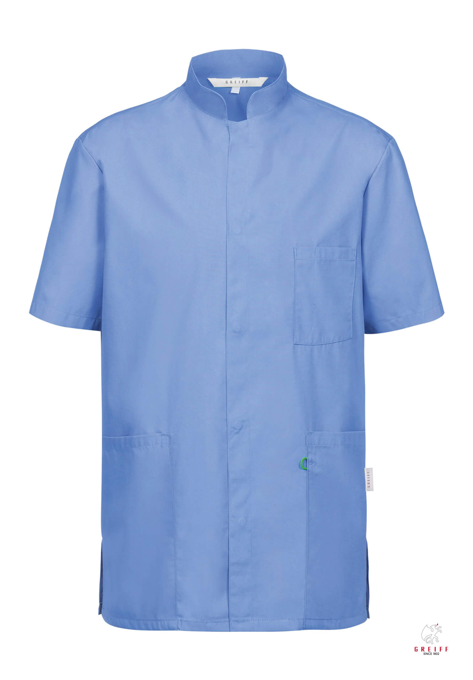 unisex kasack - blau - l