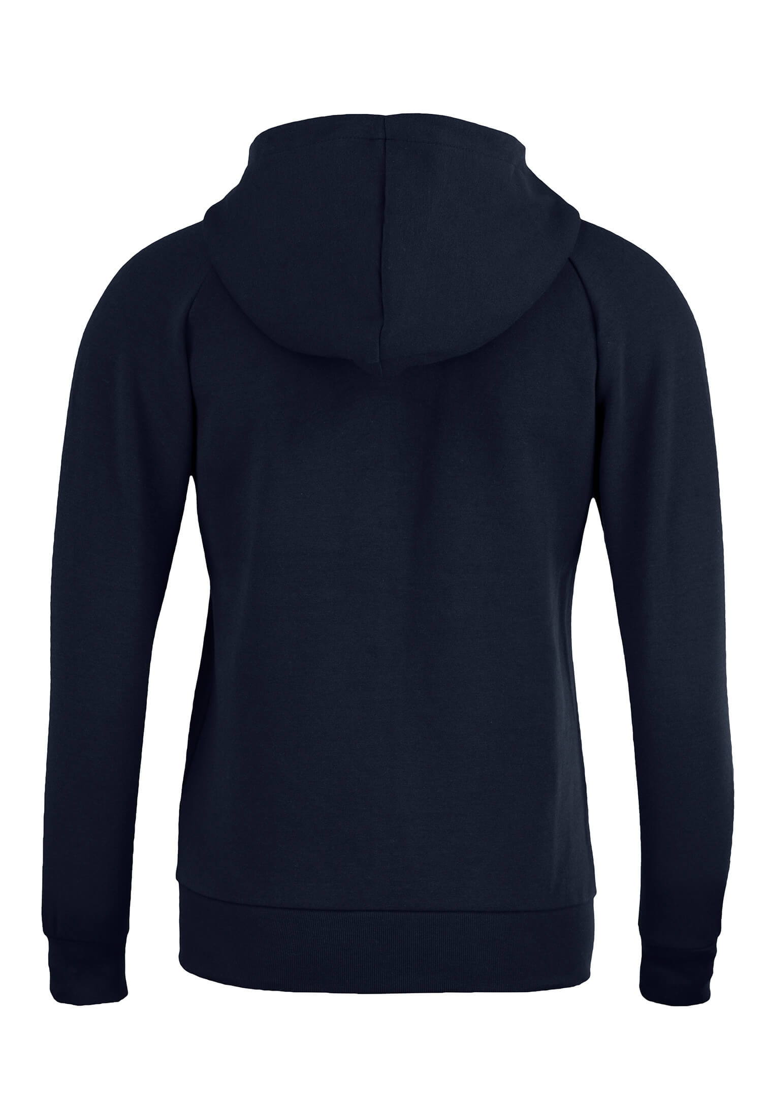 damen double-face - hoodie - marine - s