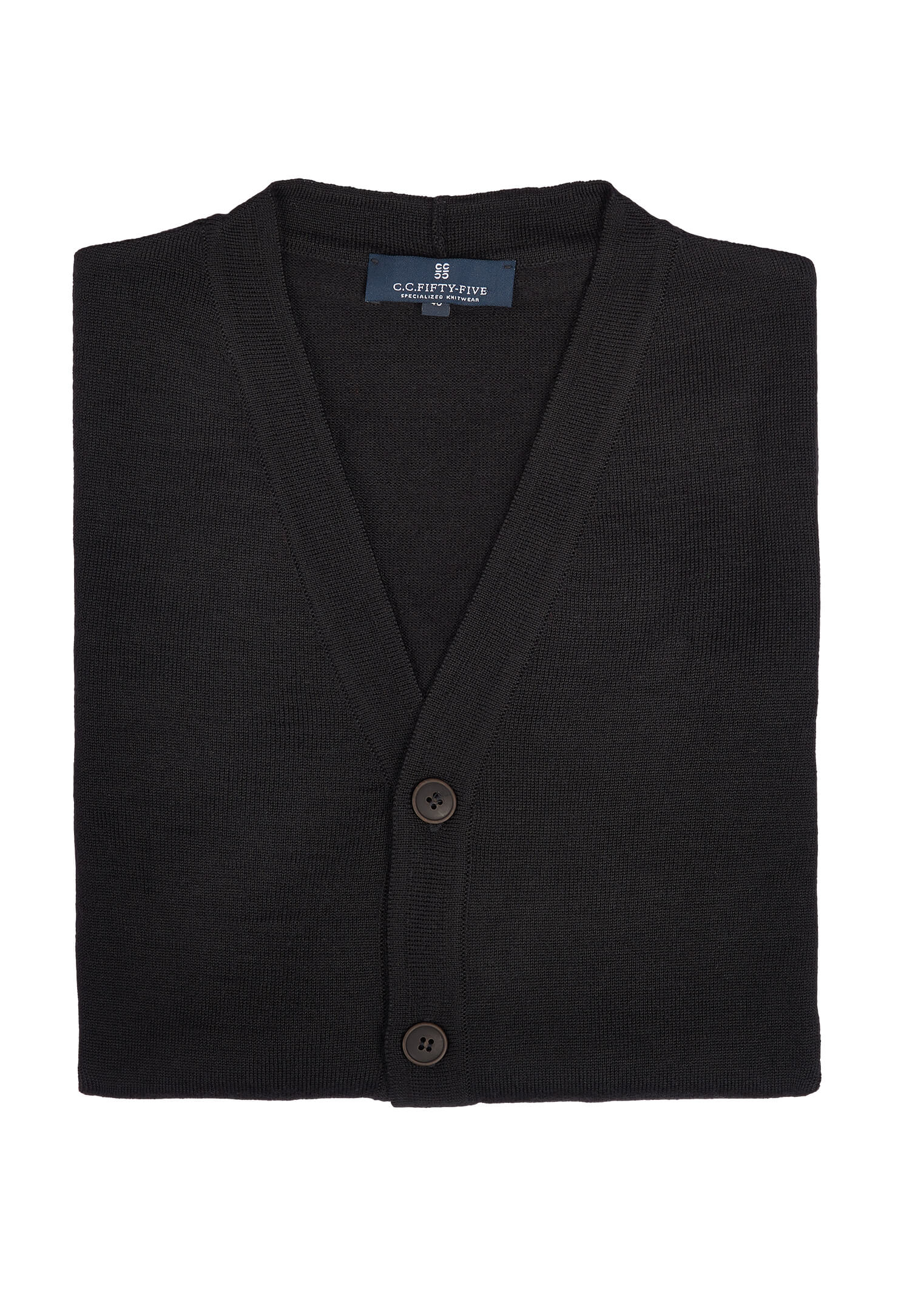 Herren Strickjacke Modern Fit Sale - schwarz - 4XL