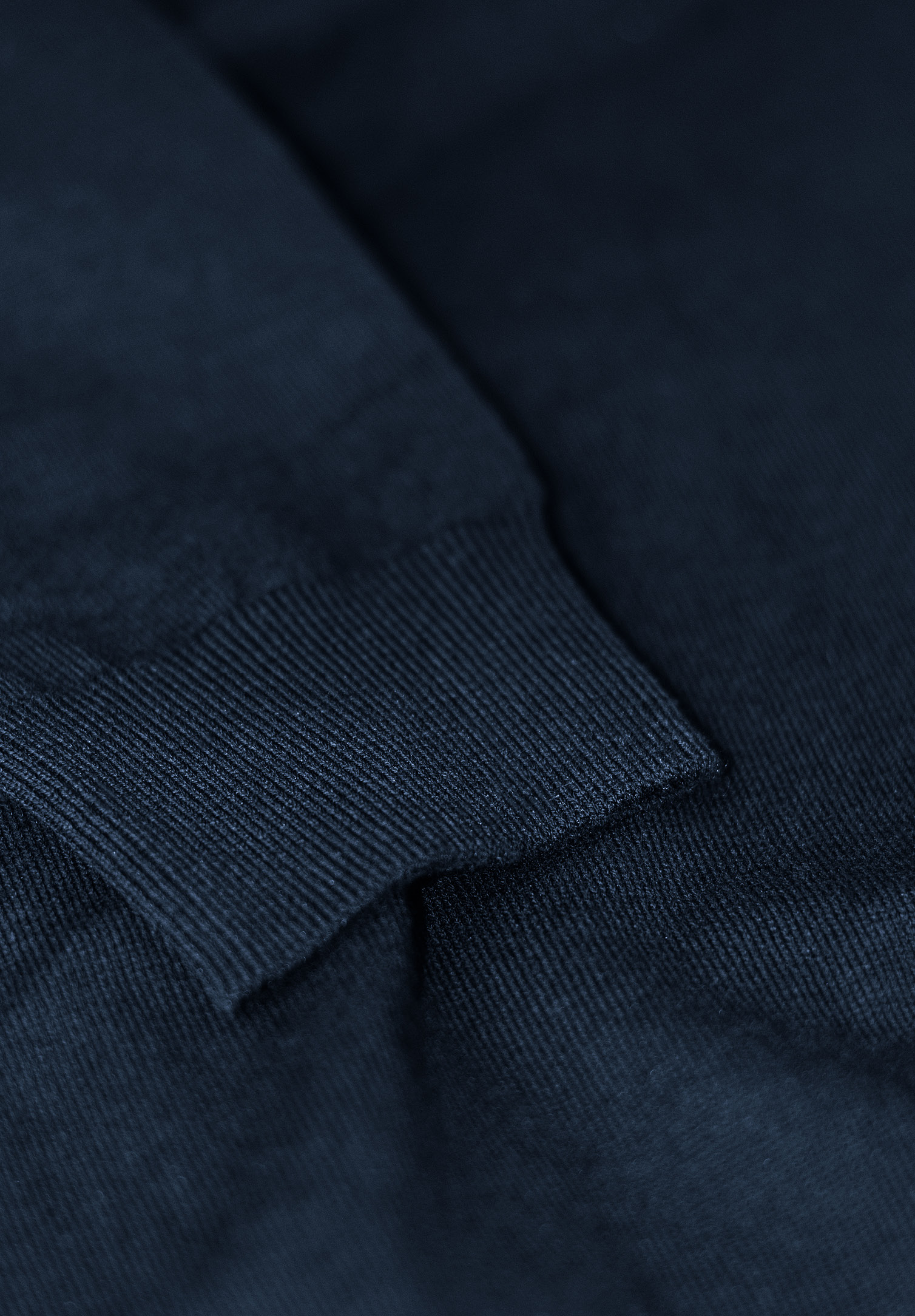damen strickjacke rundhals - navy - s