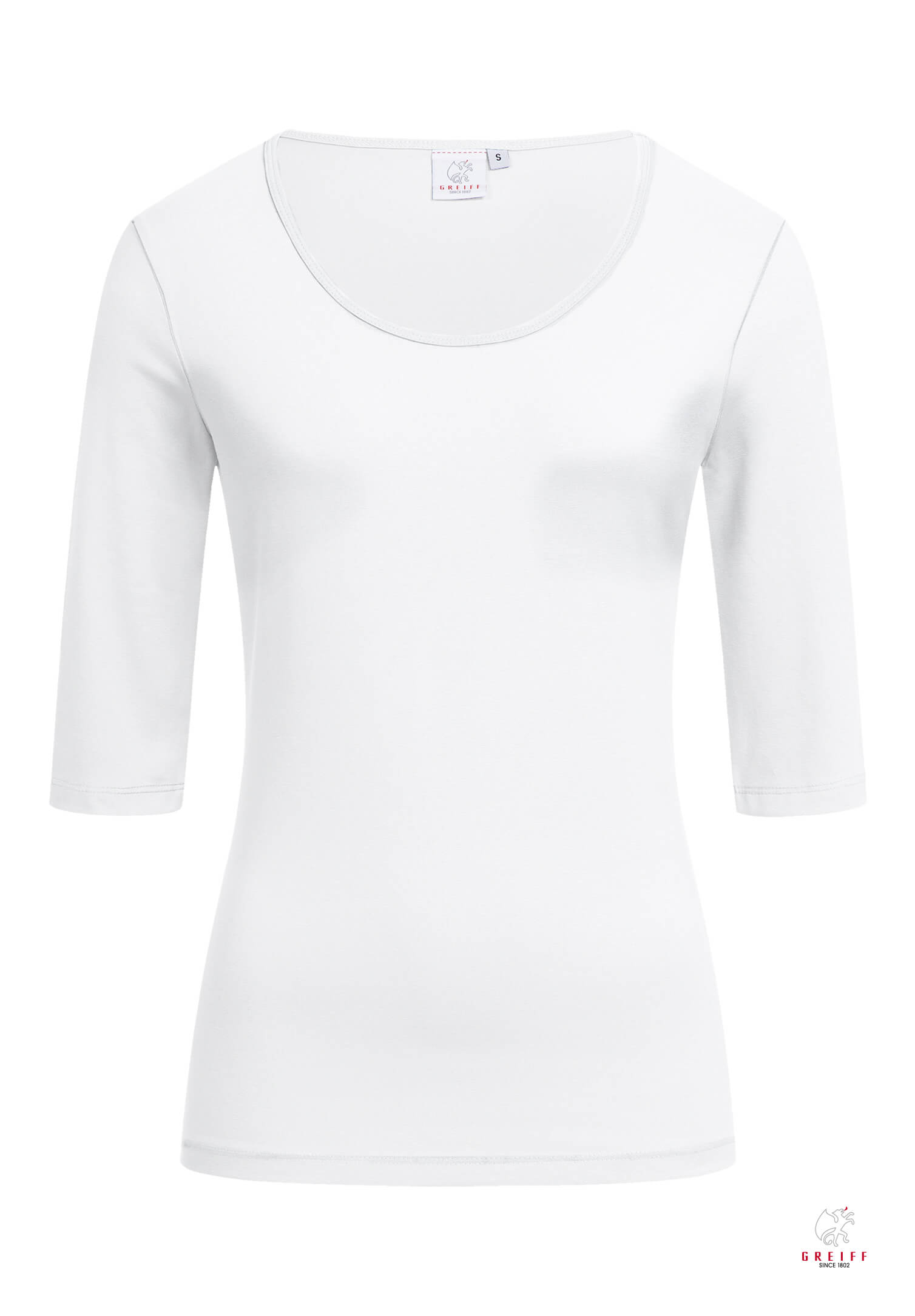 Damen Shirt 3/4 - taupe - S