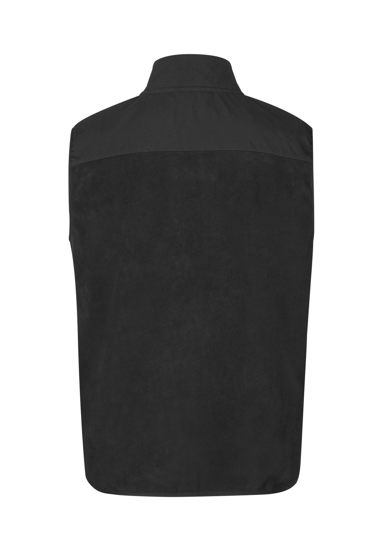 herren fleece mix weste - schwarz - 3xl