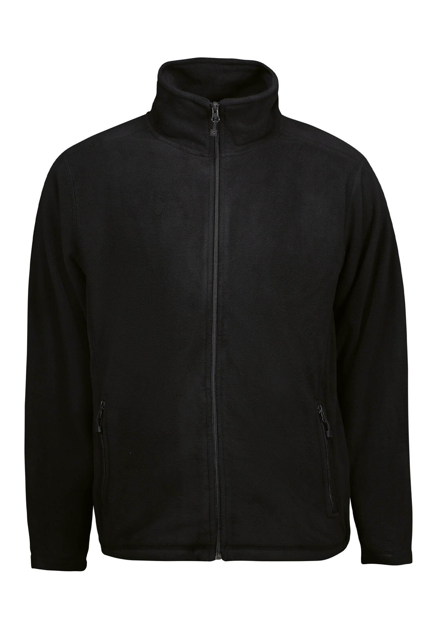 herren fleecejacke - schwarz - 2xl