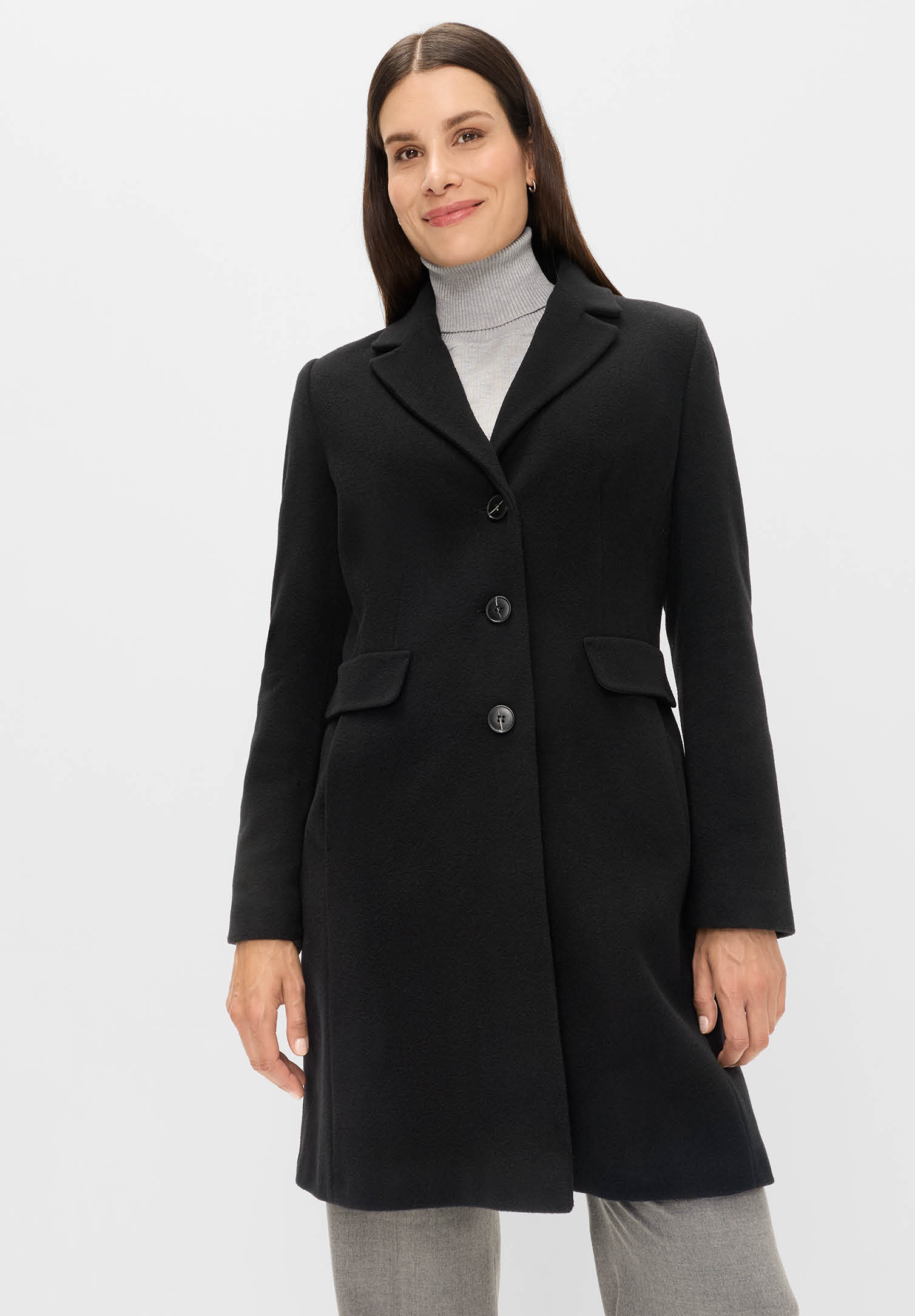 Damen Wollmantel Fuchs Schmitt - schwarz - 50