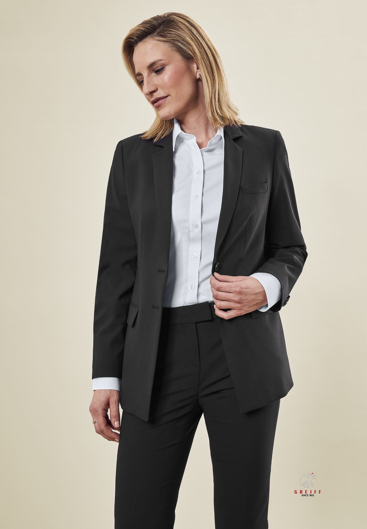 luxia hose slim fit - schwarz - 32