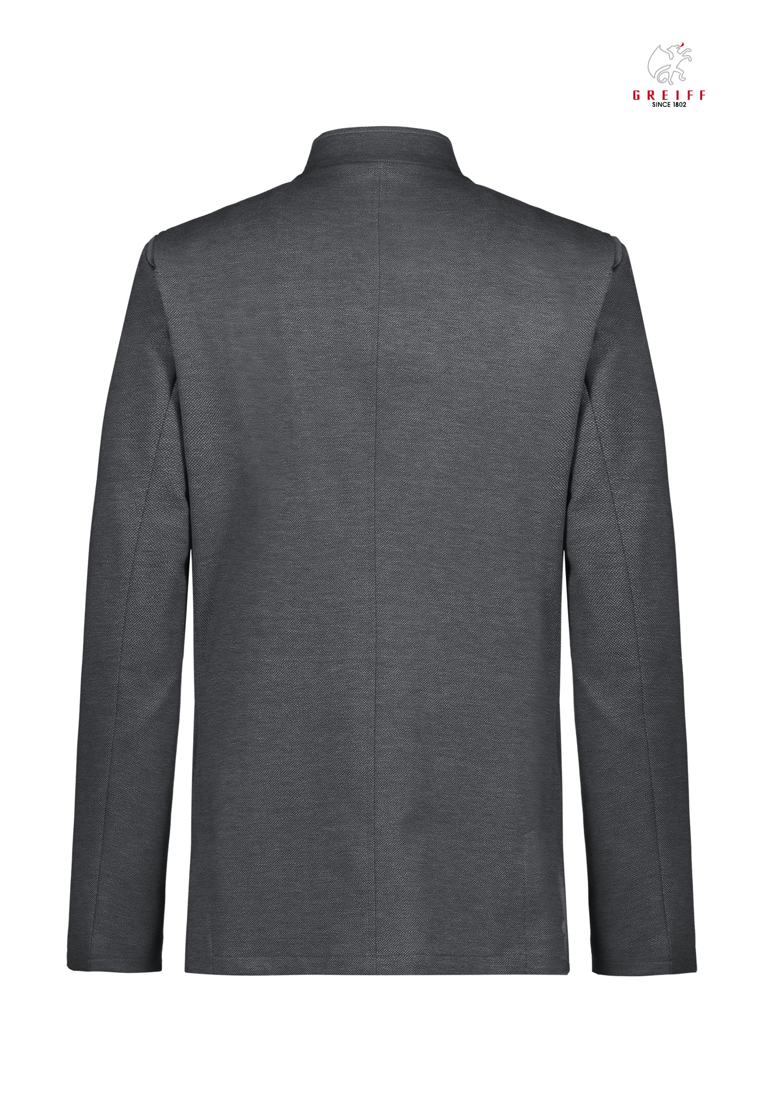 herren jerseysakko traditionell modern fit - grau - 46
