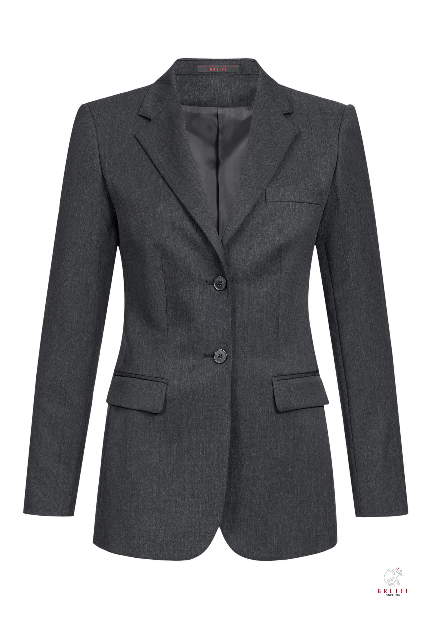 vita langblazer modern fit - anthrazit - 34