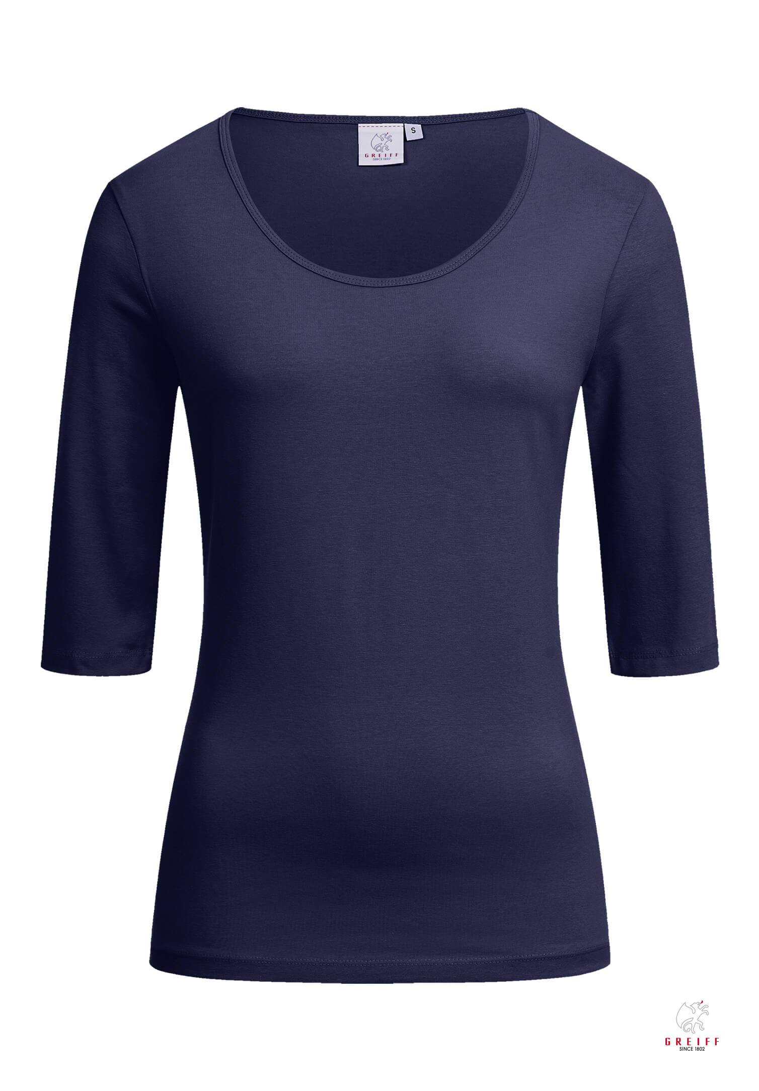 Damen Shirt 3/4 - taupe - S