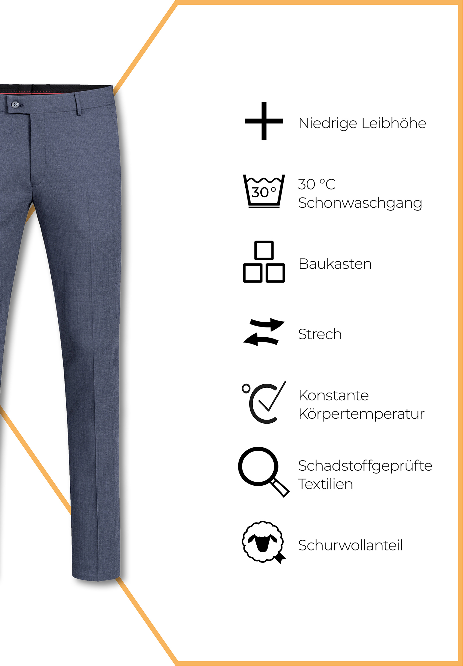 Aerio Hose Slim Fit