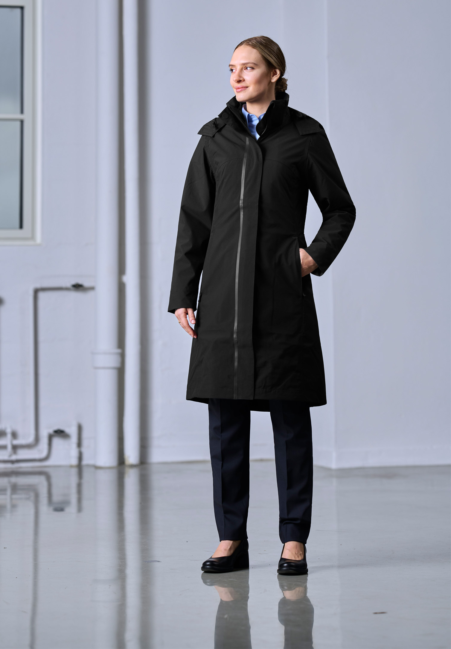 tech-mantel 3-in-1 - schwarz - 4xl