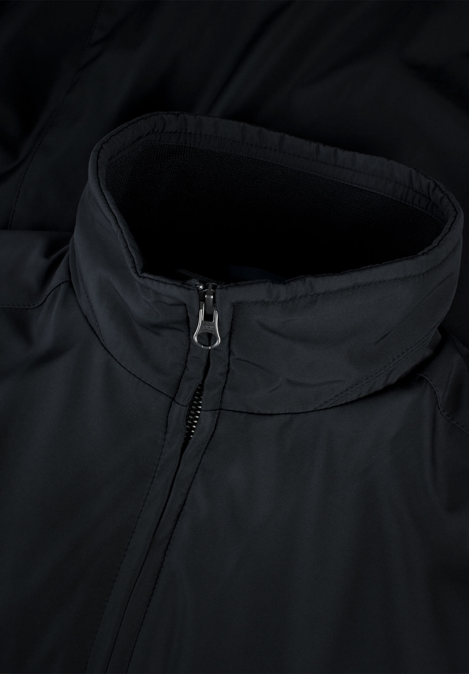herren long-jacket - schwarz - l