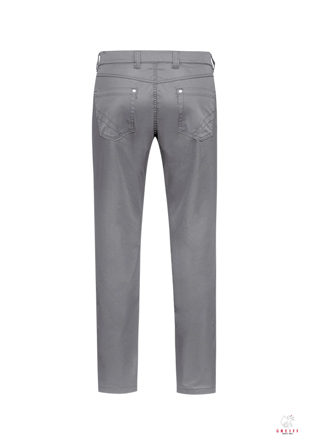 herren chino hose modern fit - grau - 54