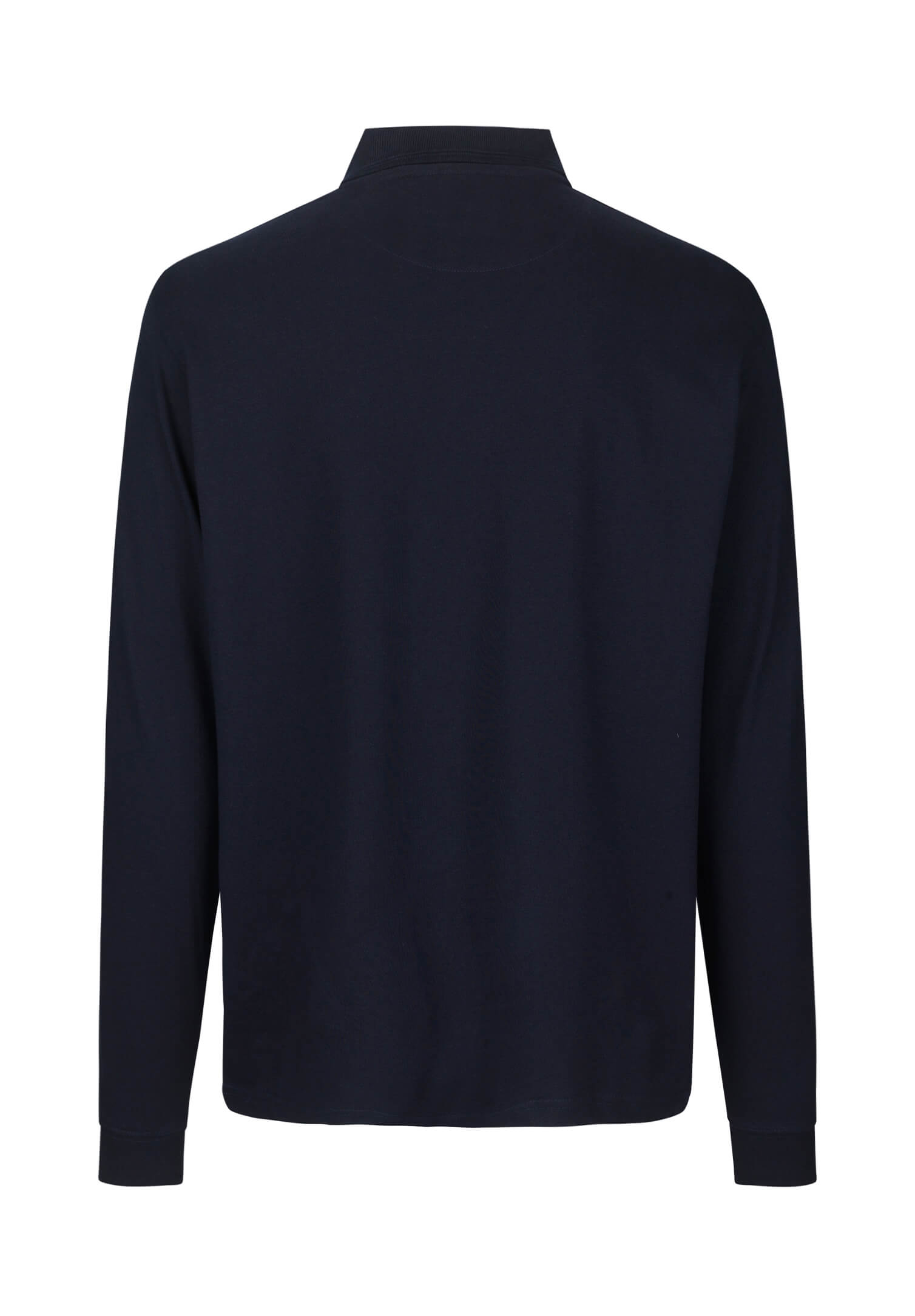 herren poloshirt langarm - navy - 5xl