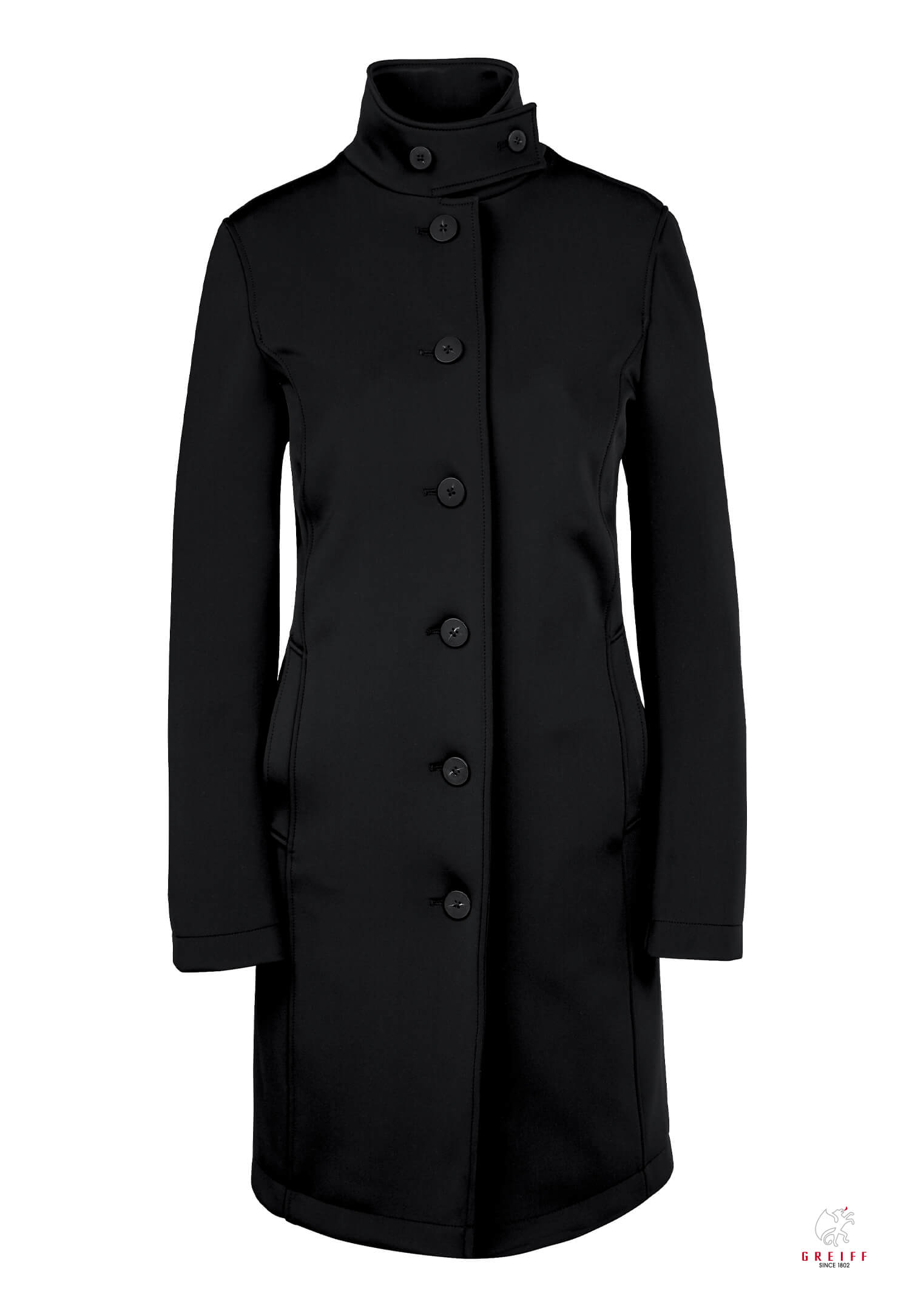 Damen Softshell-Mantel "PRESTIGE" Größe: XS Farbe: schwarz