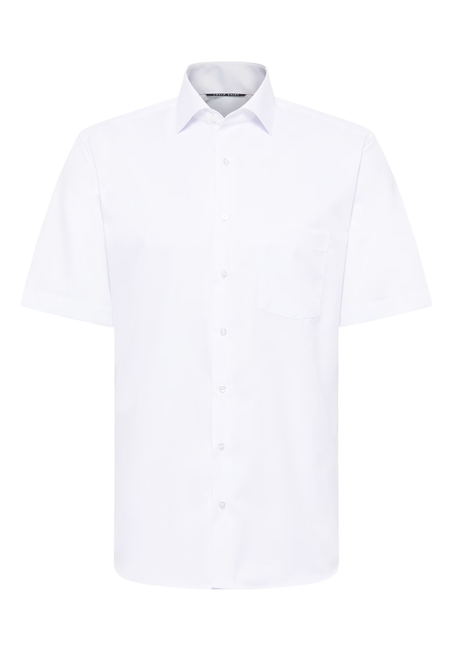 eterna hemd blickdicht modern fit kurzarm - weiß - 42