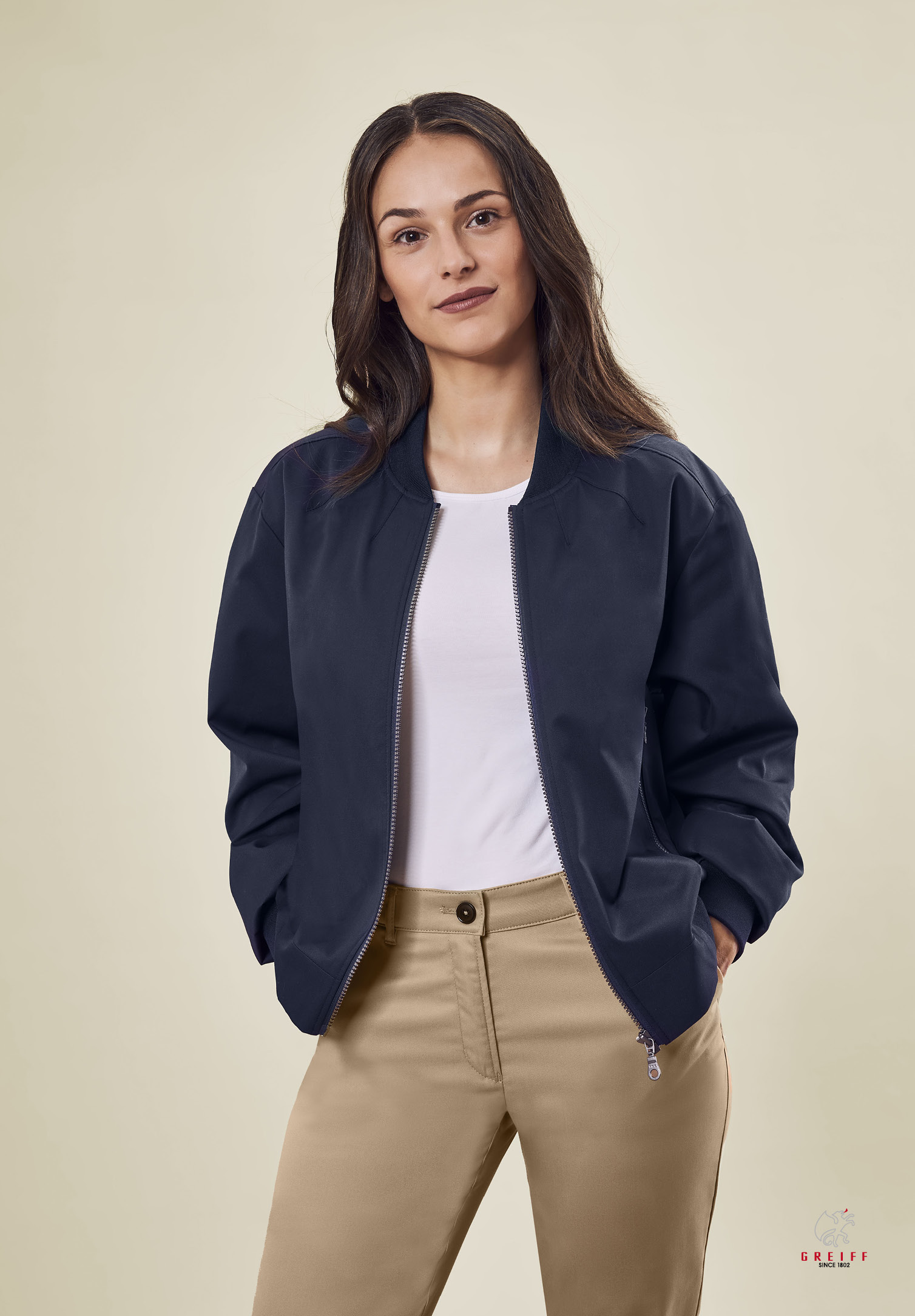 damen blouson - marine - s