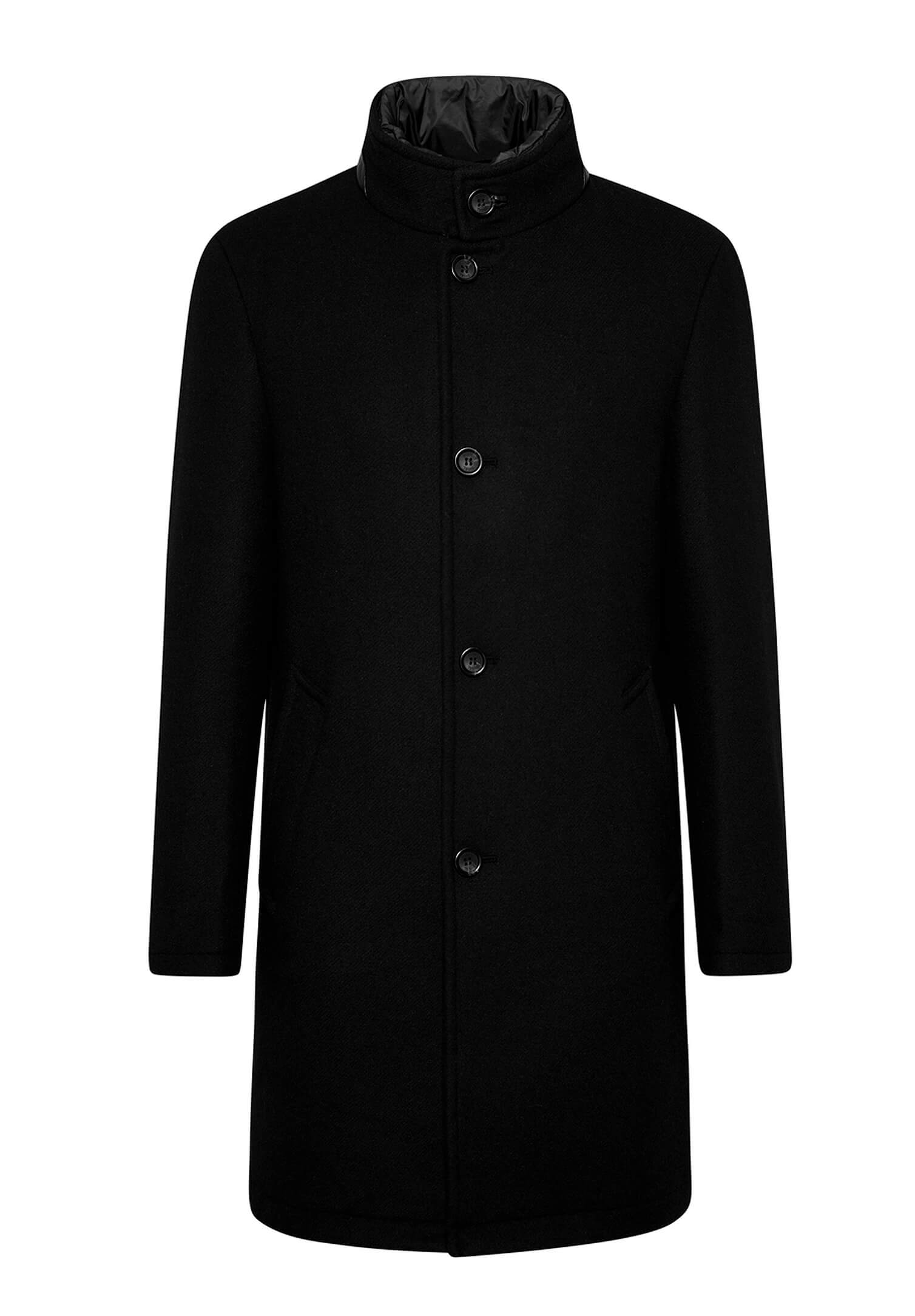 digel business wollmantel - schwarz - 48