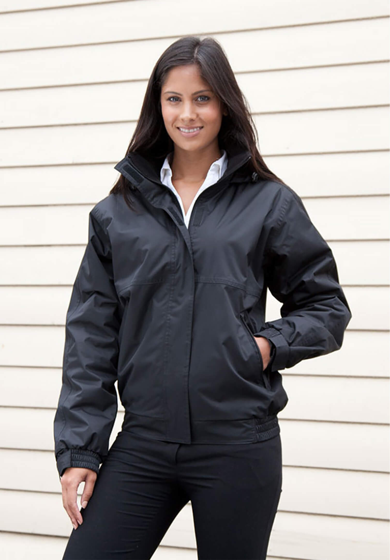 damen fahrdienst blouson - schwarz - m