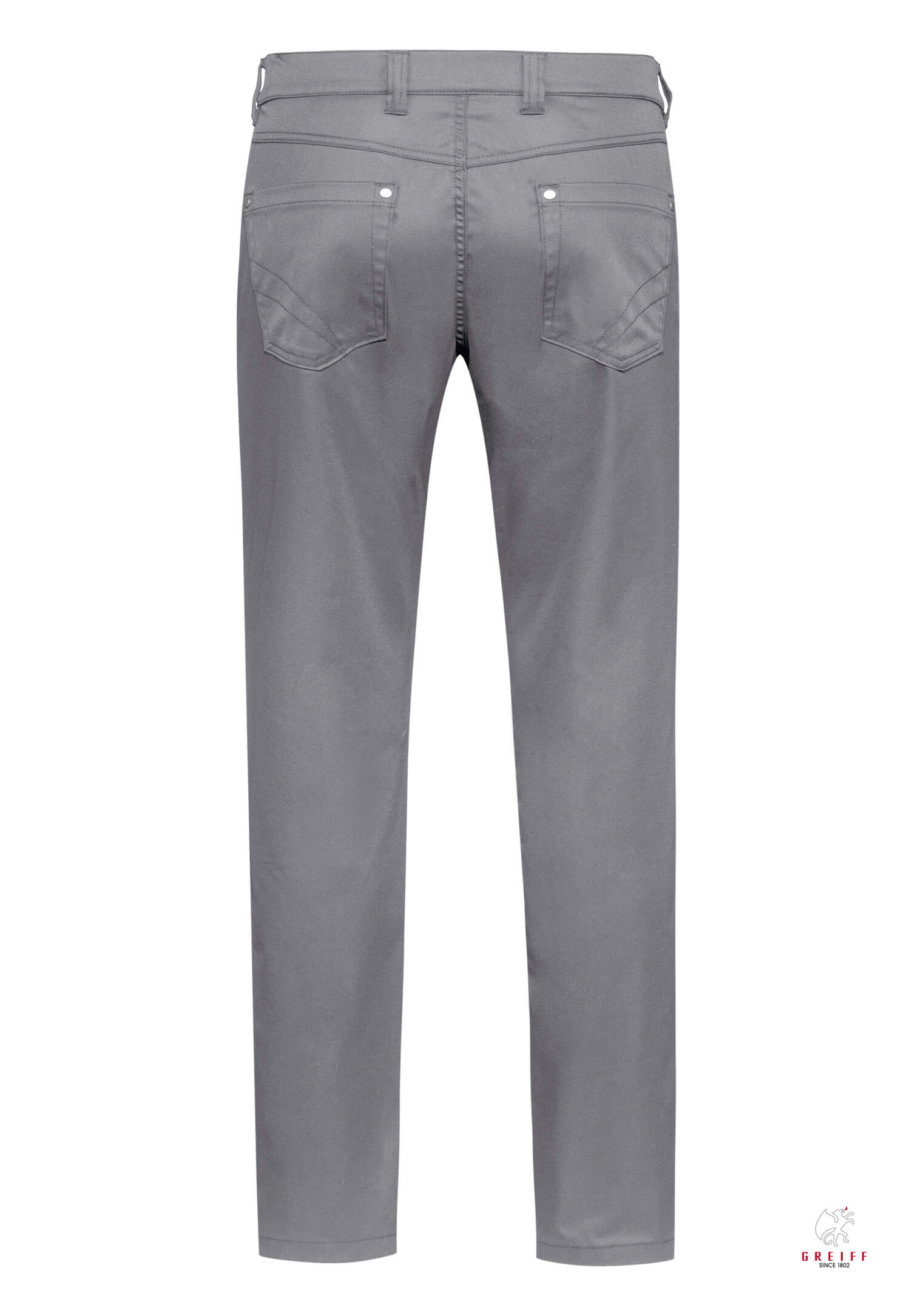 herren casual 5-pocket hose modern fit - grau - 102