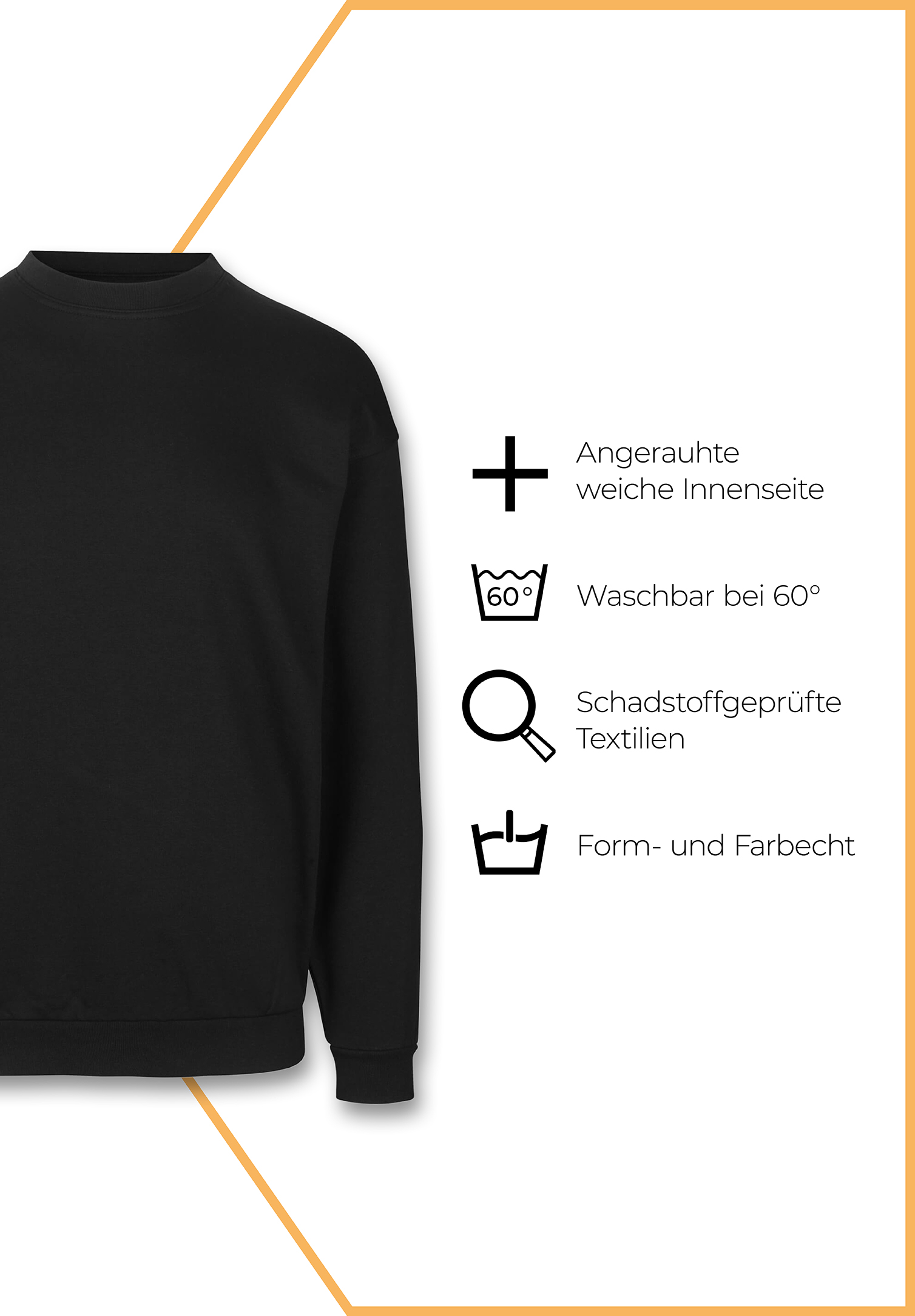 bestatter-sweatshirt - schwarz - 5xl
