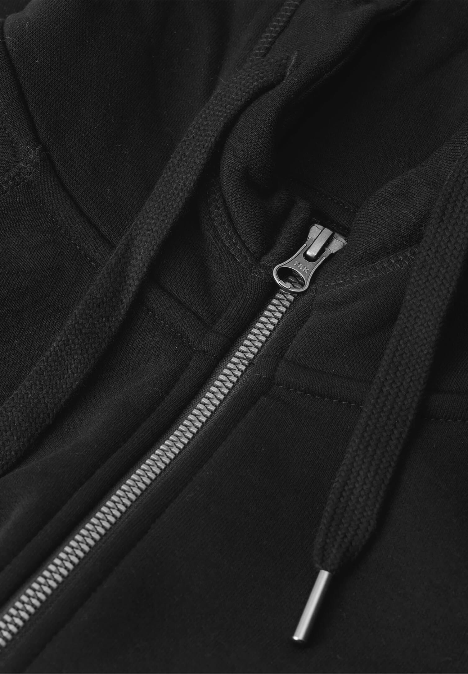 damen sweatjacke - schwarz - l