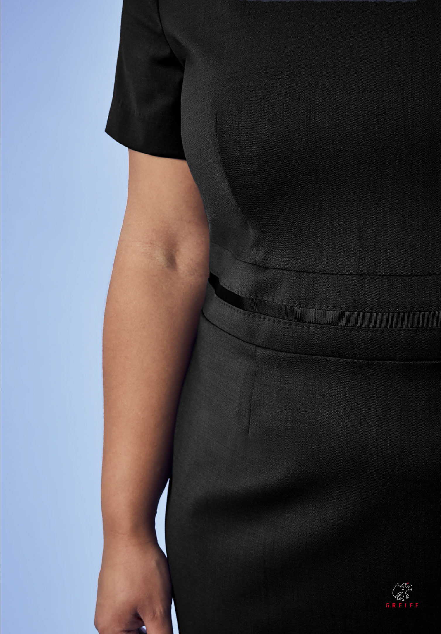 aeria etuikleid modern fit - schwarz - 52