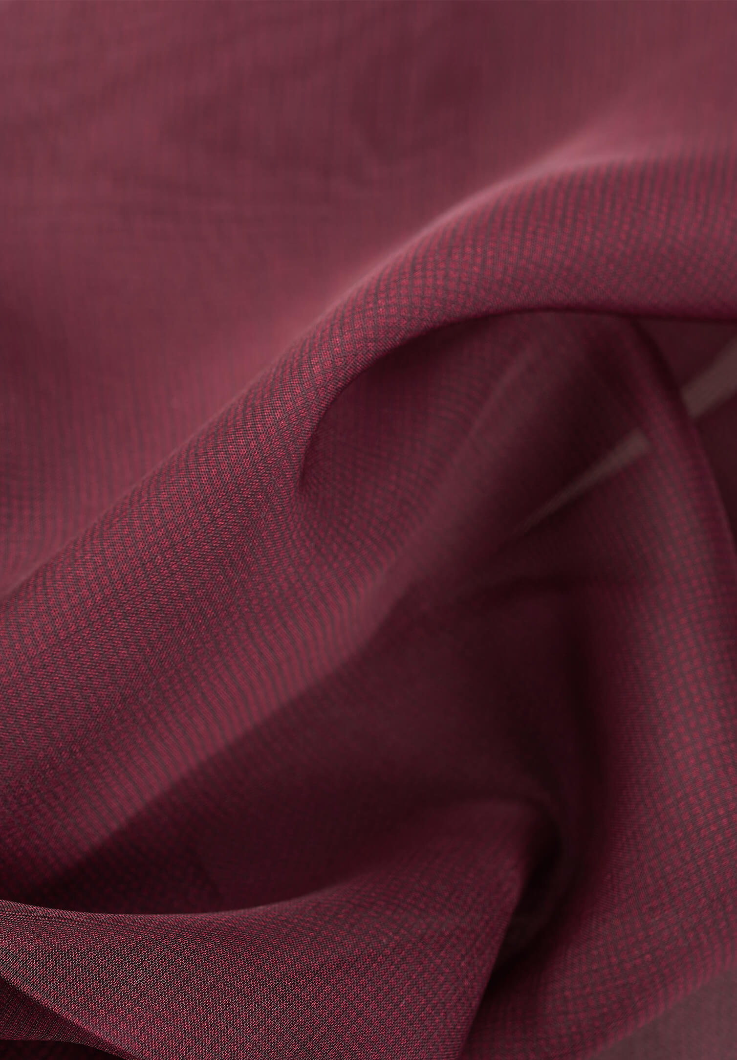 Tuch bordeaux - dezentes Waffelmuster - 140 x 30 cm