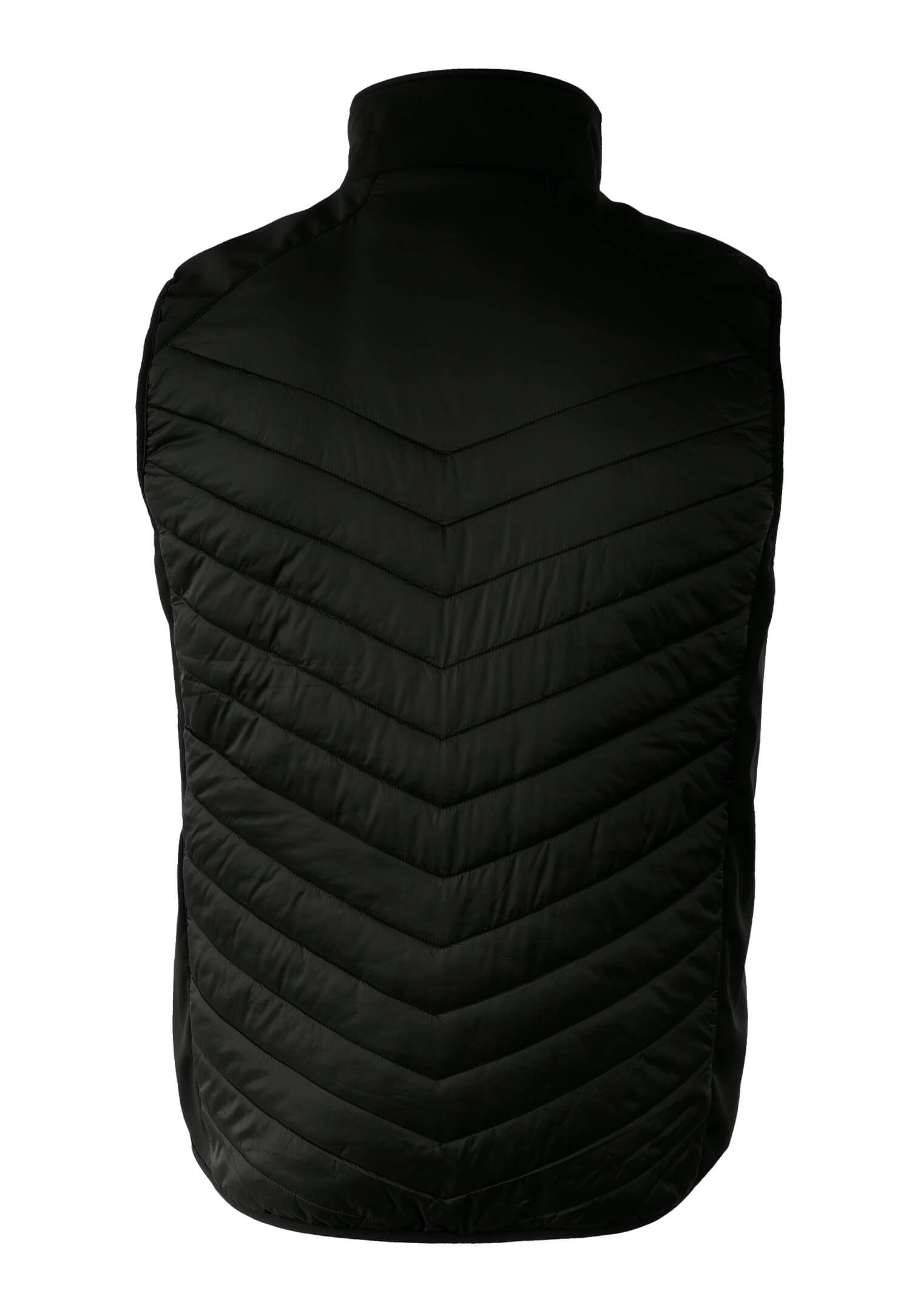 herren hybridweste - schwarz - xl