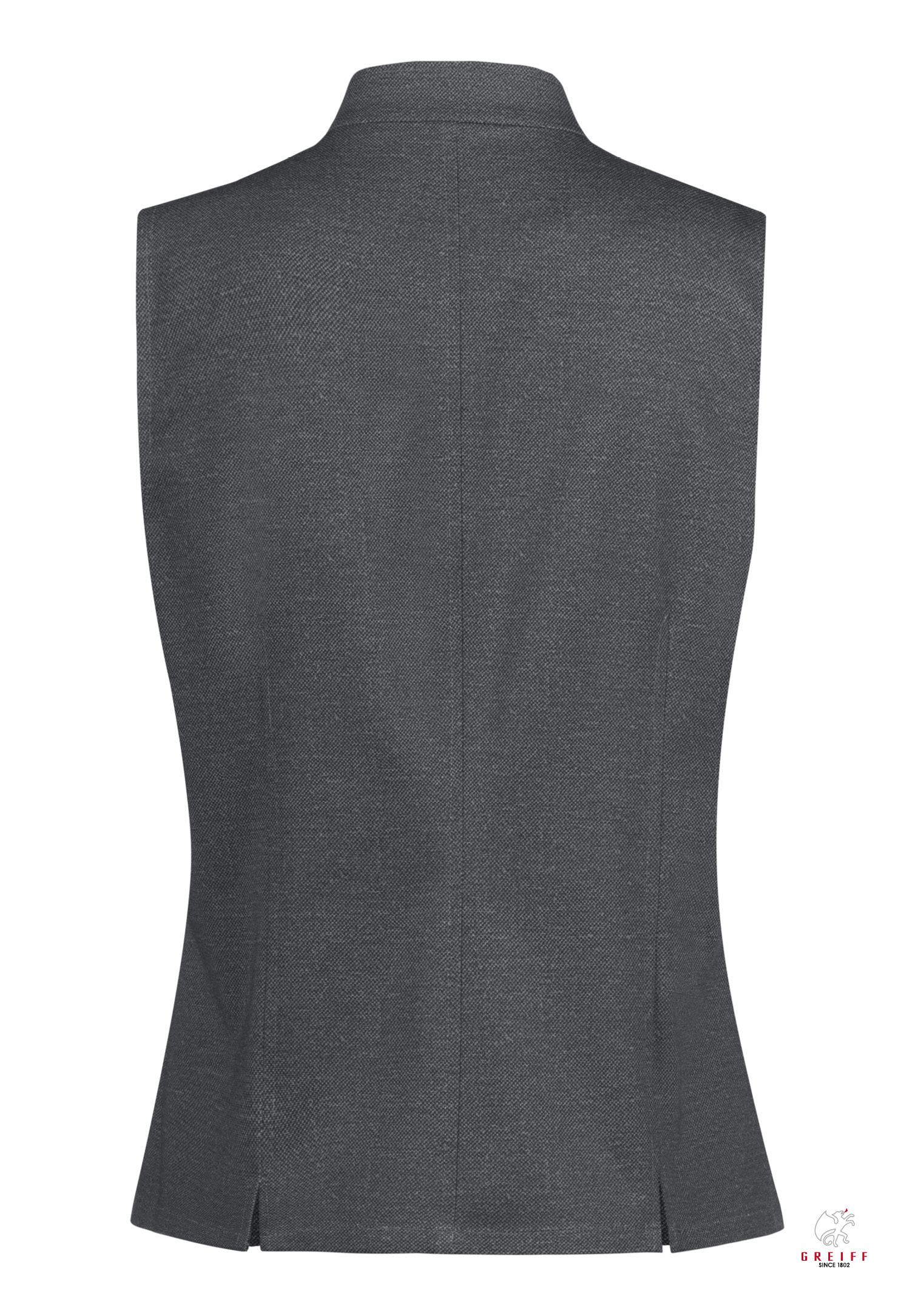 damen jersey weste traditionell modern fit - grau - 34